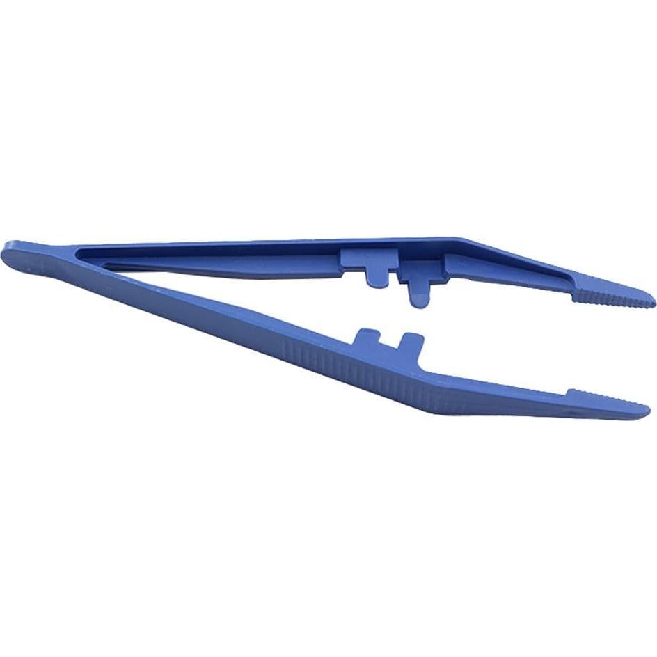 30 Pinzas Desechables BLLNDX 13cm Azul para Manualidades y Primeros Auxilios