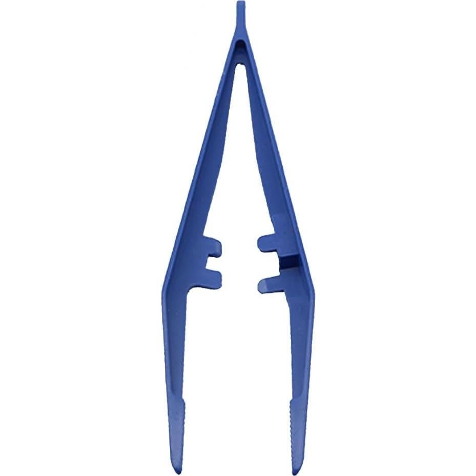 30 Pinzas Desechables BLLNDX 13cm Azul para Manualidades y Primeros Auxilios