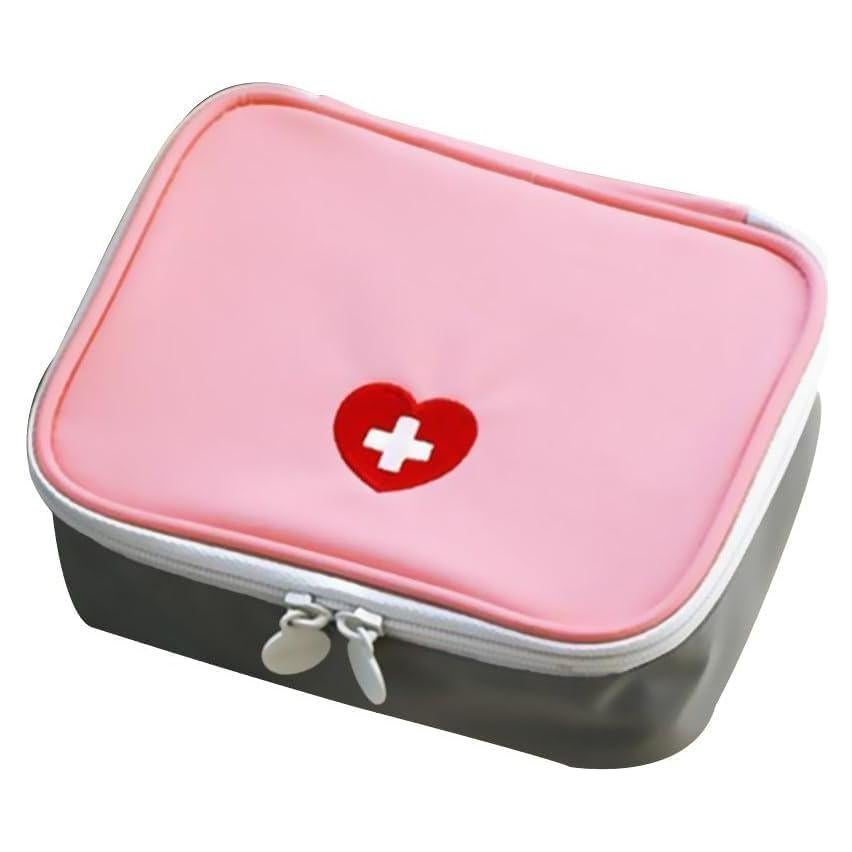 Kit de Primeros Auxilios Portátil Rosa Weicoca Mini 14x11cm