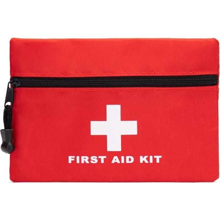 Bolsa de Primeros Auxilios Vacía Jipemtra Roja 16x11cm - 4 Piezas