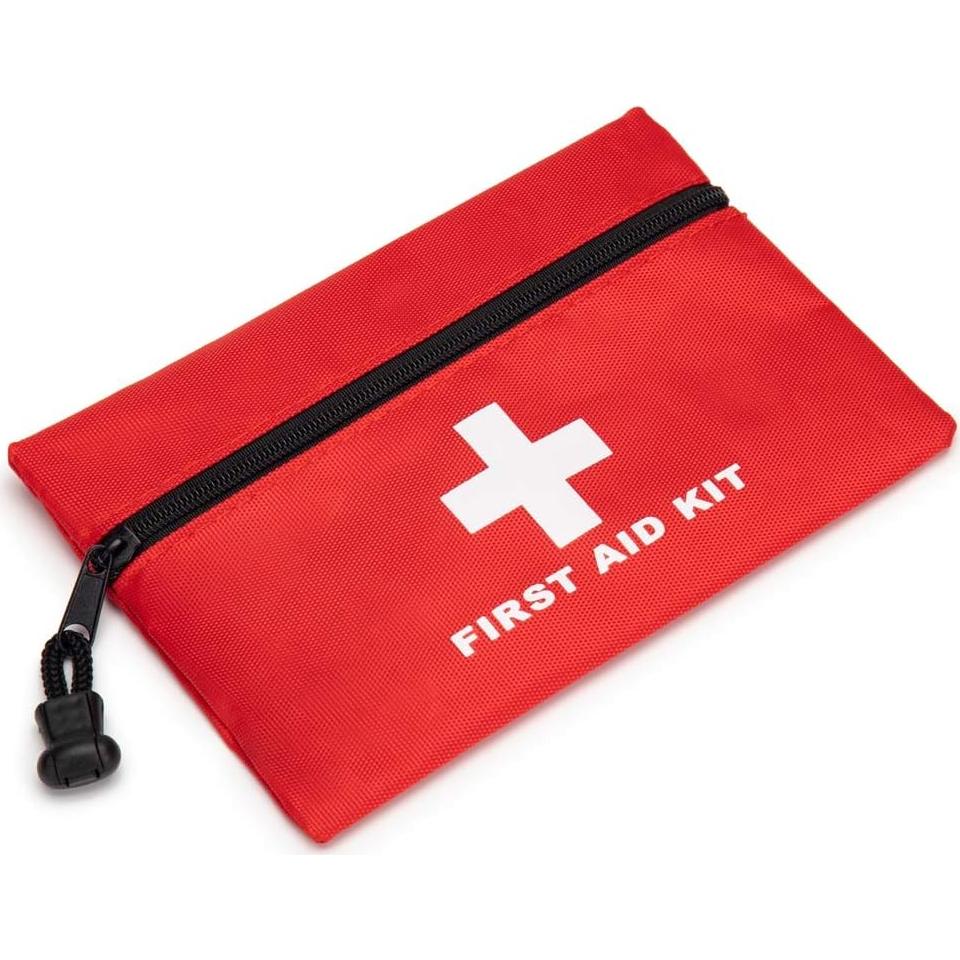 Bolsa de Primeros Auxilios Vacía Jipemtra Roja 16x11cm - 4 Piezas