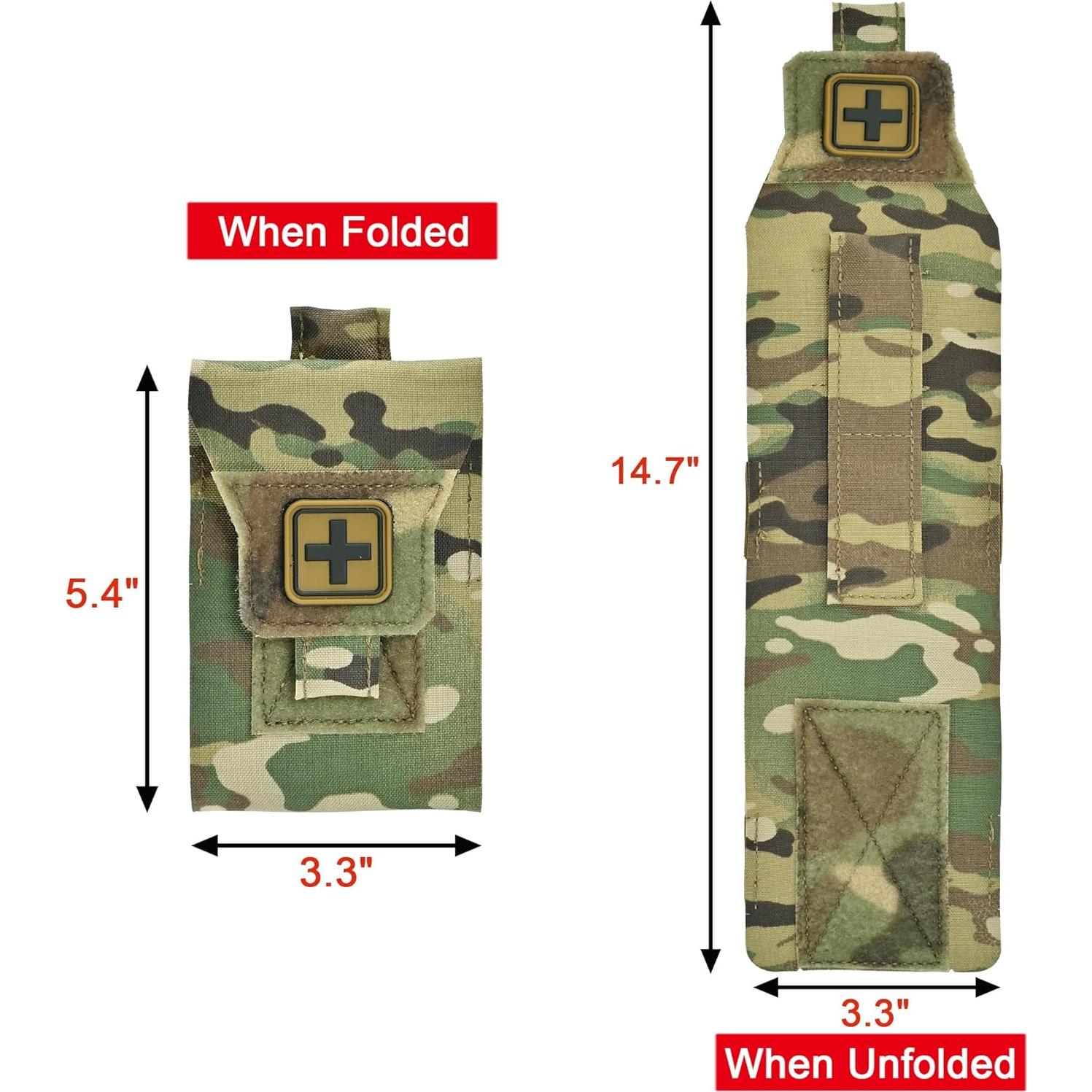 Mini IFAK Sozothy Bolsa de Primeros Auxilios EDC Compacta