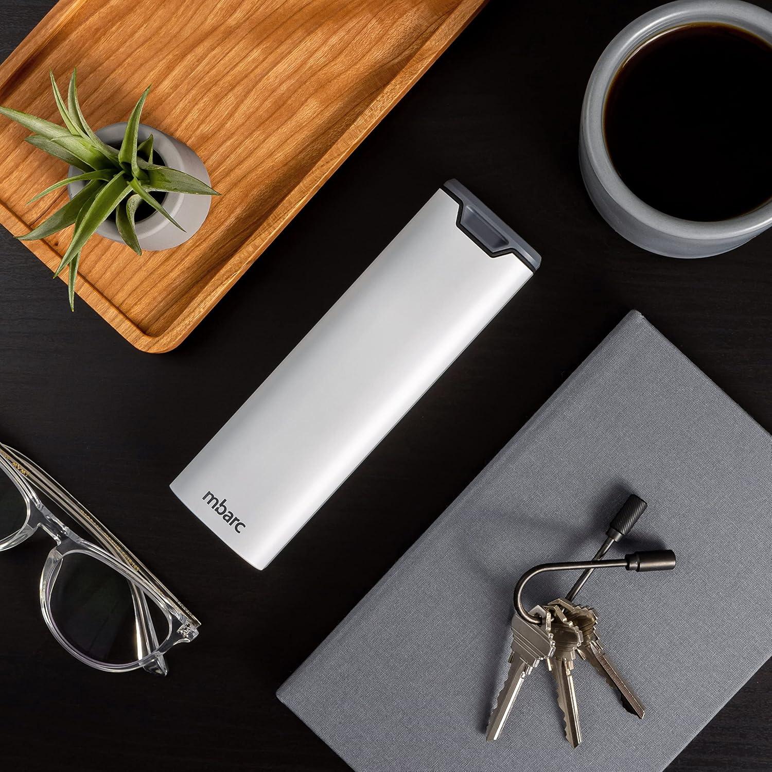 Organizador de Pastillas Semanal mbarc - Caja Premium Aluminio y Madera