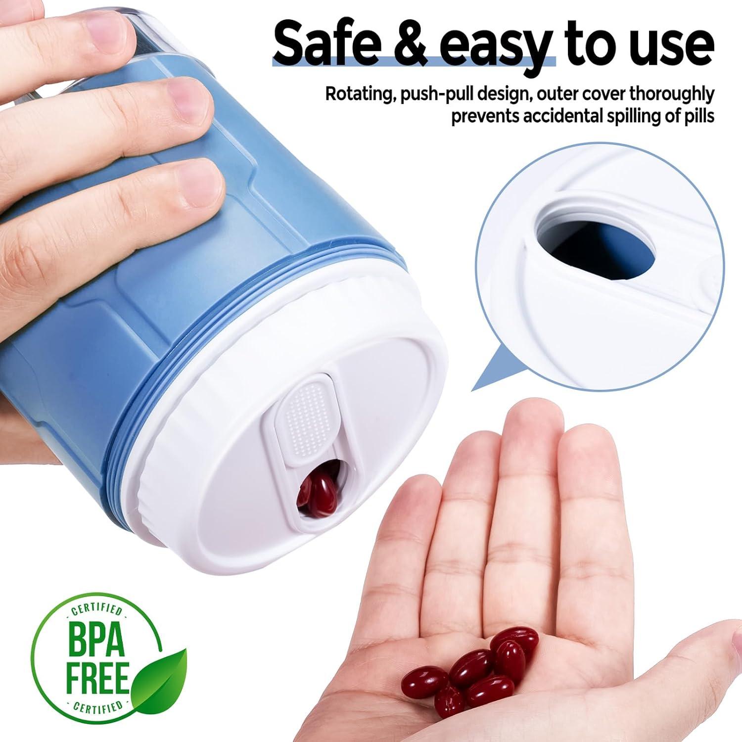 Organizador de Pastillas Semanal Betife Extra Grande Azul