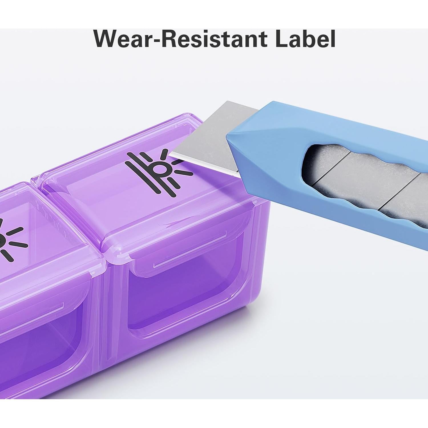 Organizador de Pastillas BUG HULL 3 Veces al Día Arcoíris