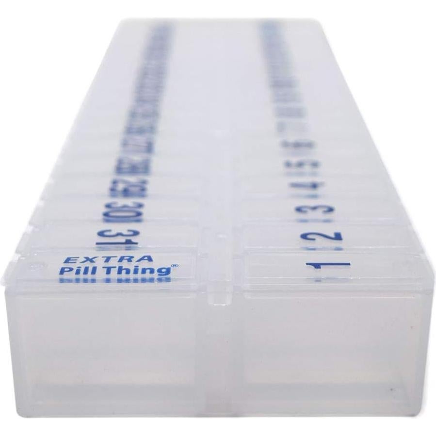 Organizador de Pastillas Mensual Pill Thing - 31 Compartimentos Grandes