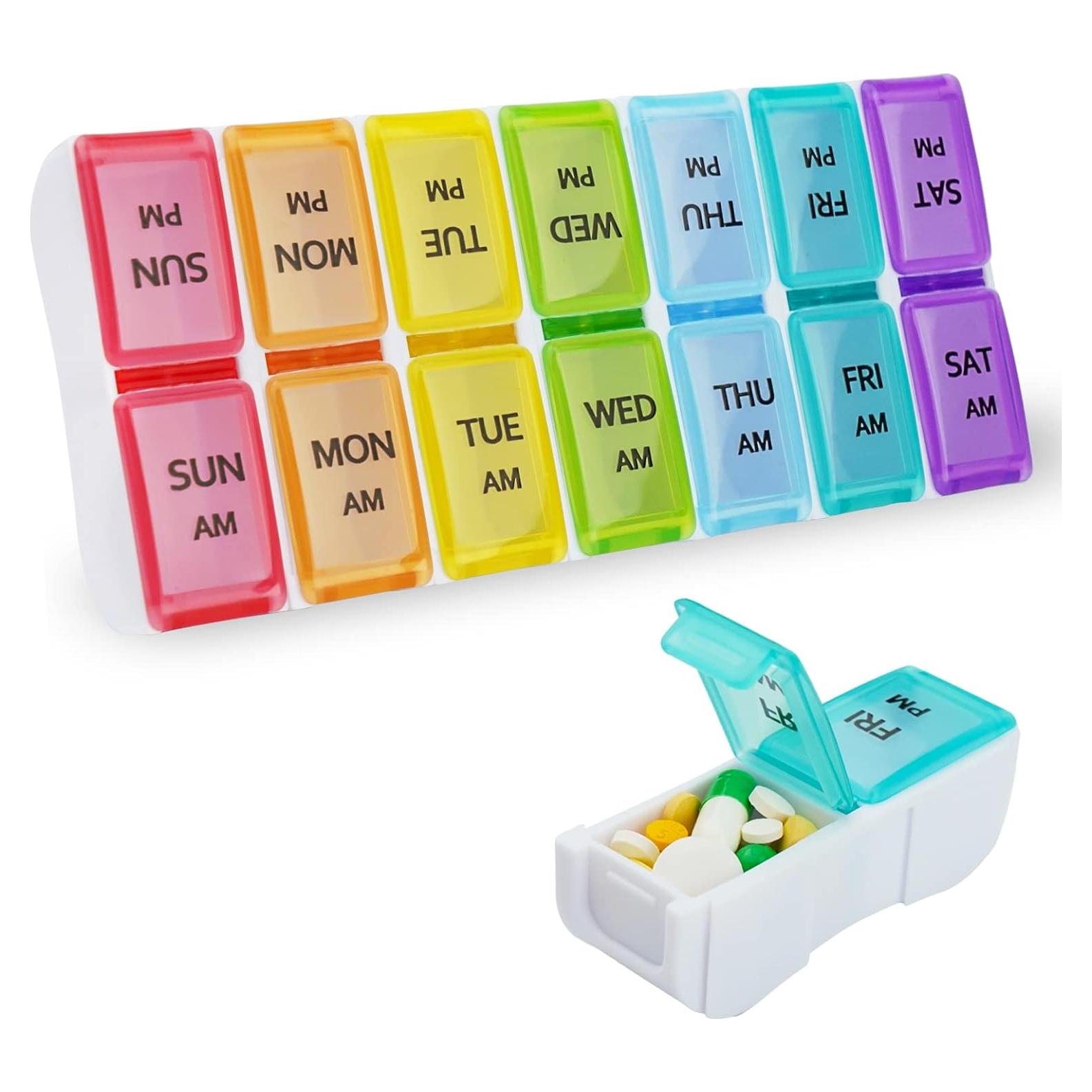 Organizador de Pastillas DailyRest Semanal AM PM 7 Días