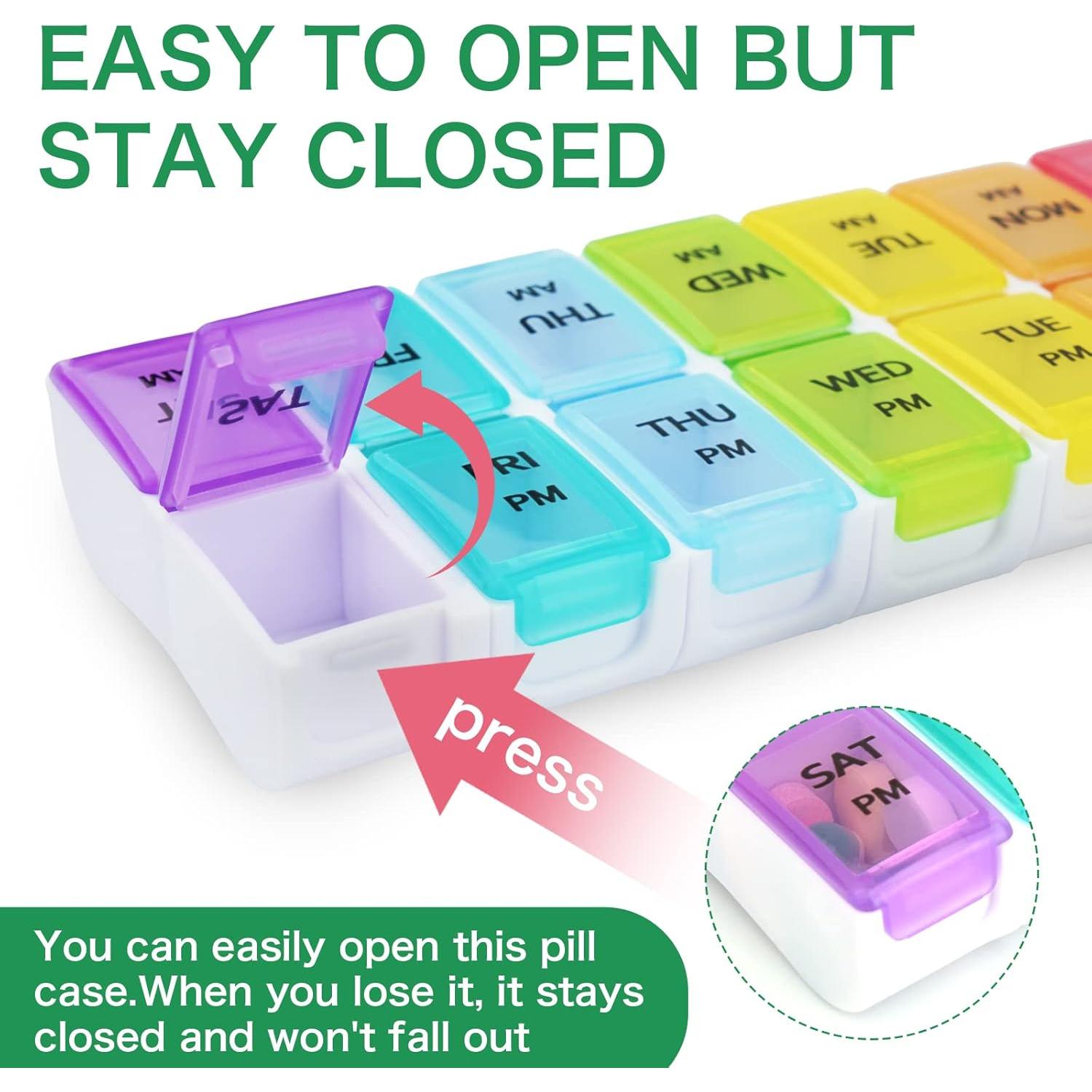 Organizador de Pastillas DailyRest Semanal AM PM 7 Días