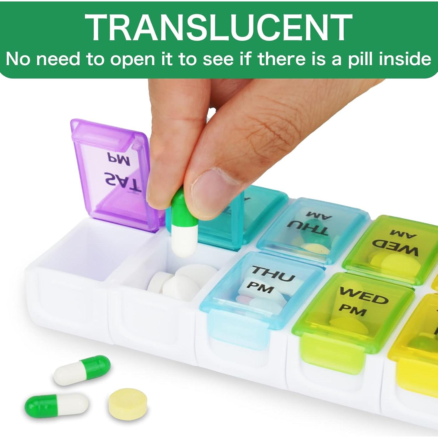 Organizador de Pastillas DailyRest Semanal AM PM 7 Días