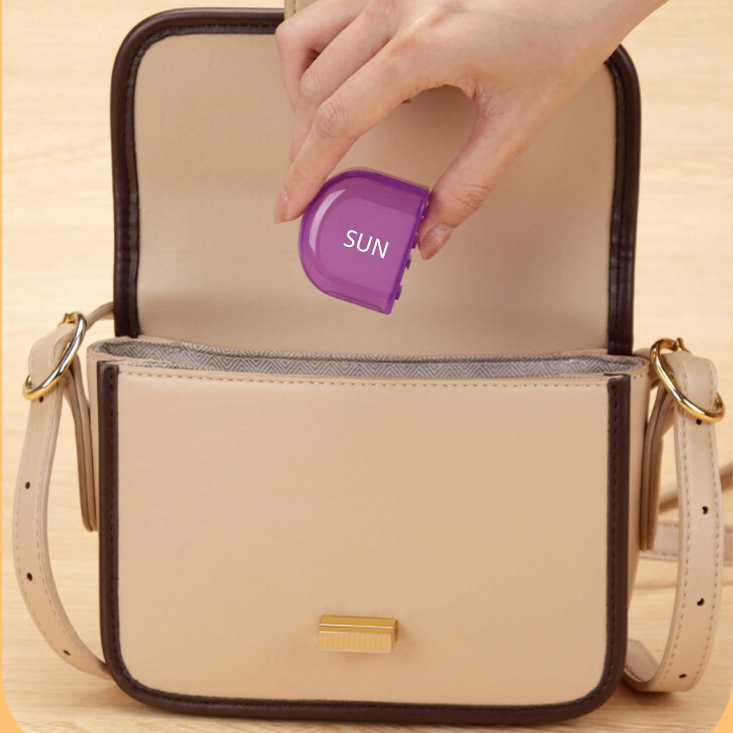 Organizador de Pastillas Semanal RSWHYY Multicolor 7 Días