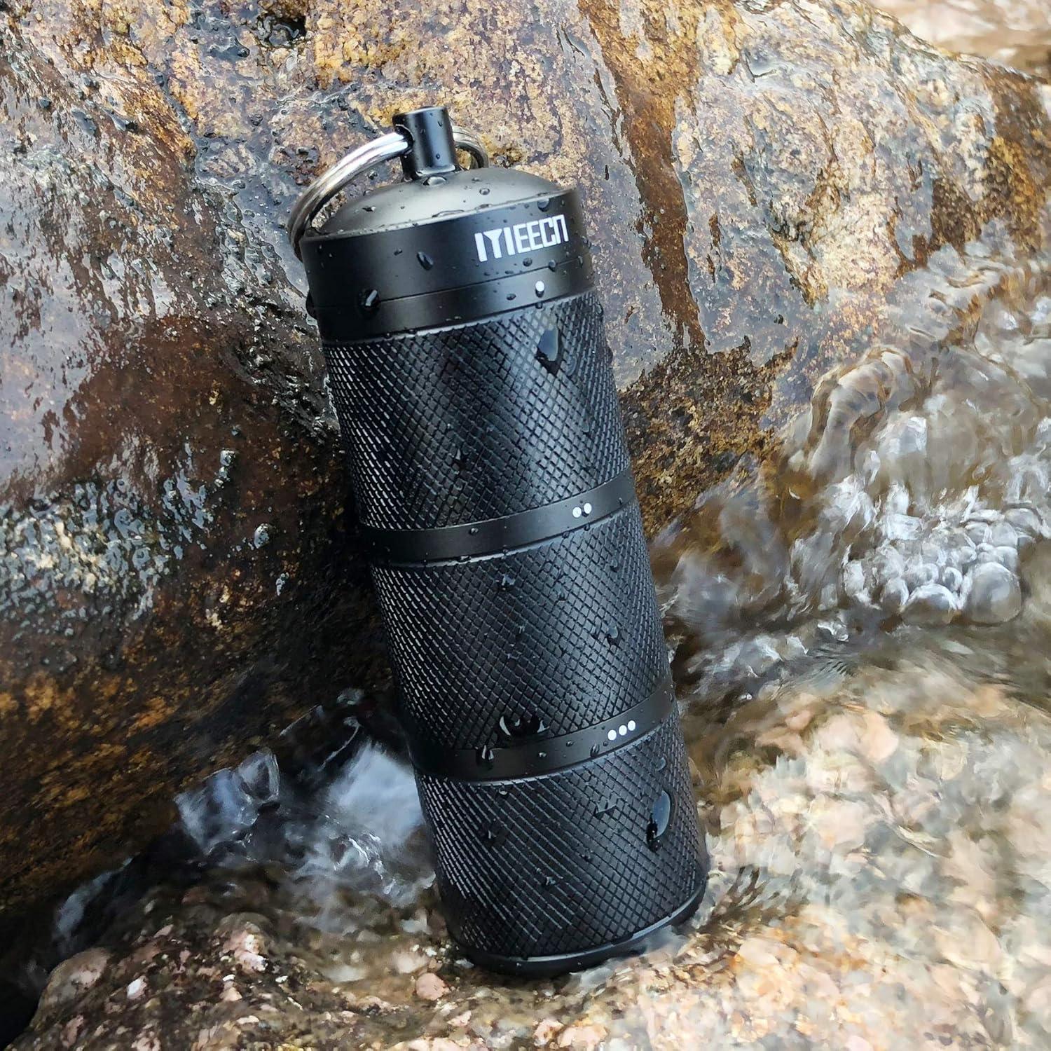 Organizador de Pastillas MEECN 3 Capas Aluminio Impermeable Negro