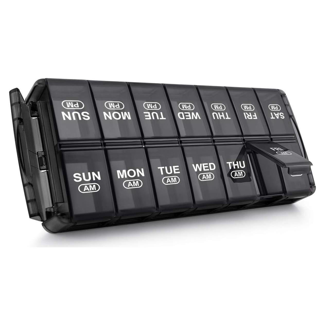 Organizador Semanal de Pastillas Sukuos 7 Días AM/PM Grande