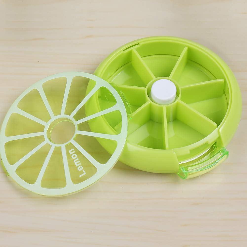 Organizador de Pastillas Semanal INVODA Limón - 7 Compartimentos