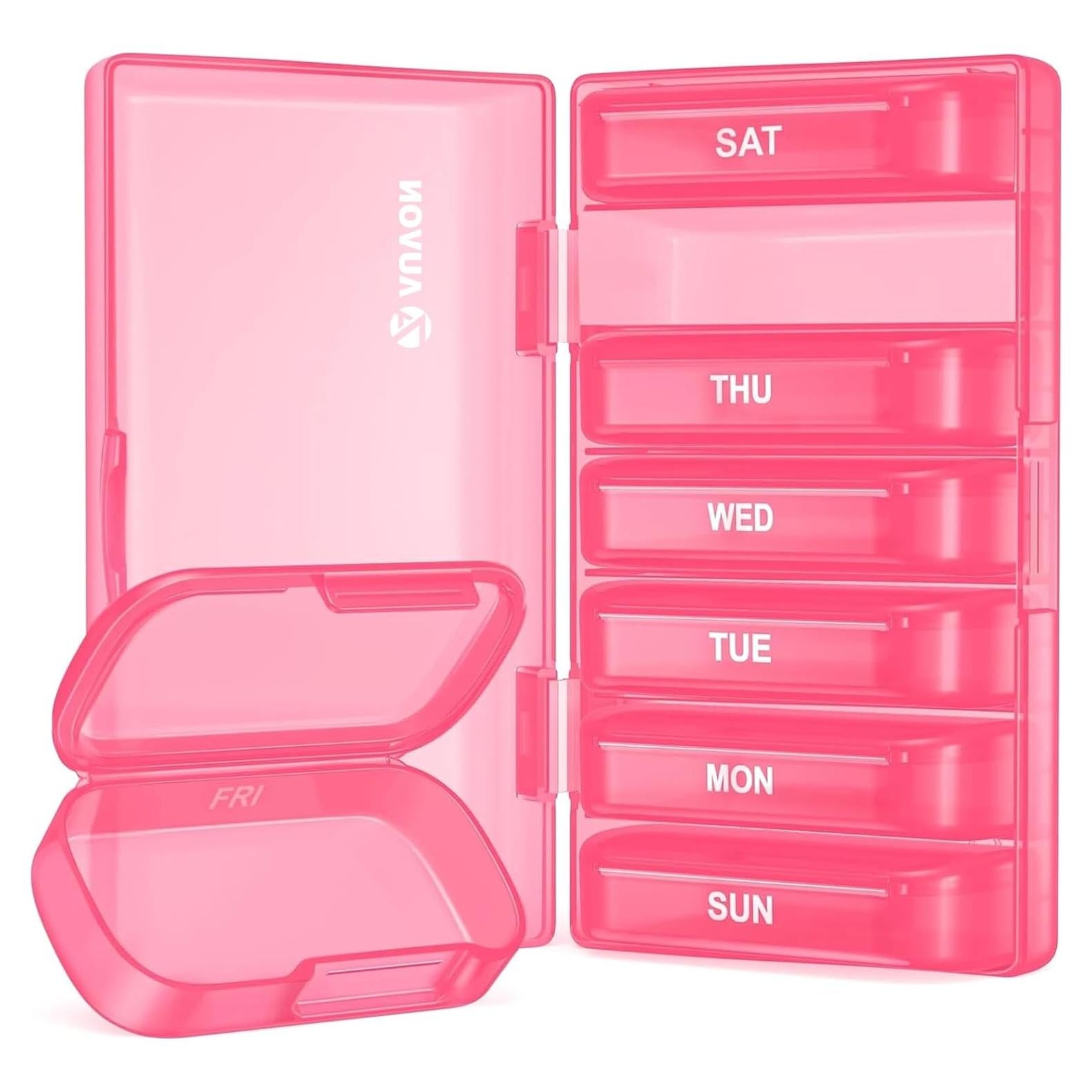 Organizador de Pastillas Semanal AUVON Grande 7 Días BPA