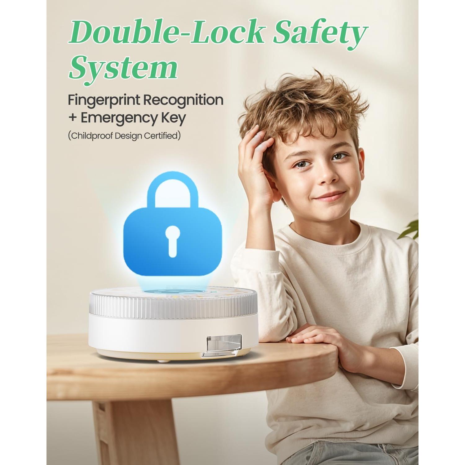 Dispensador de Pastillas Inteligente COLORWING 2025 Verde con Alarmas