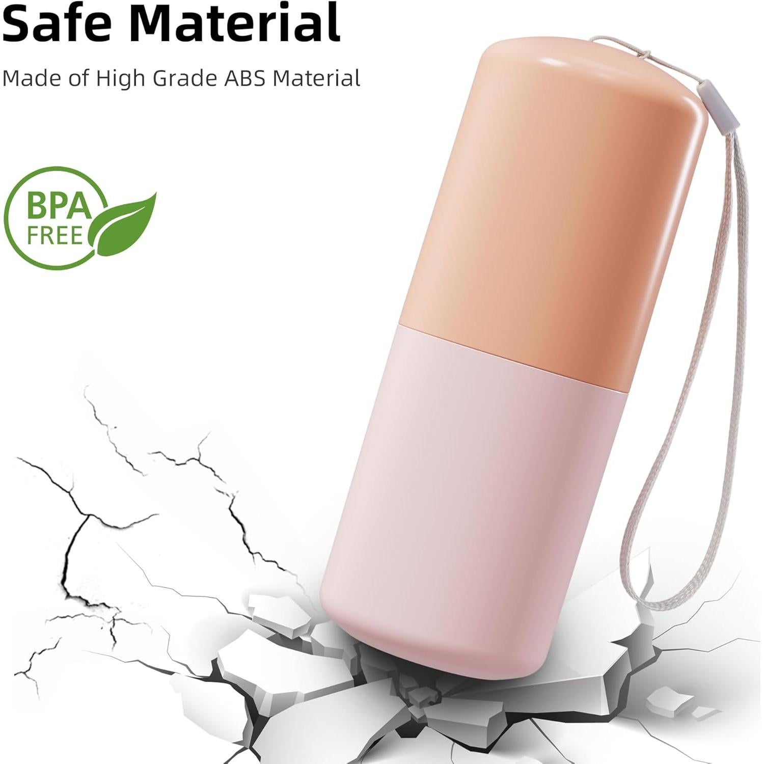 Organizador de Pastillas Semanal Restree Rosa - Impermeable 7 Compartimentos