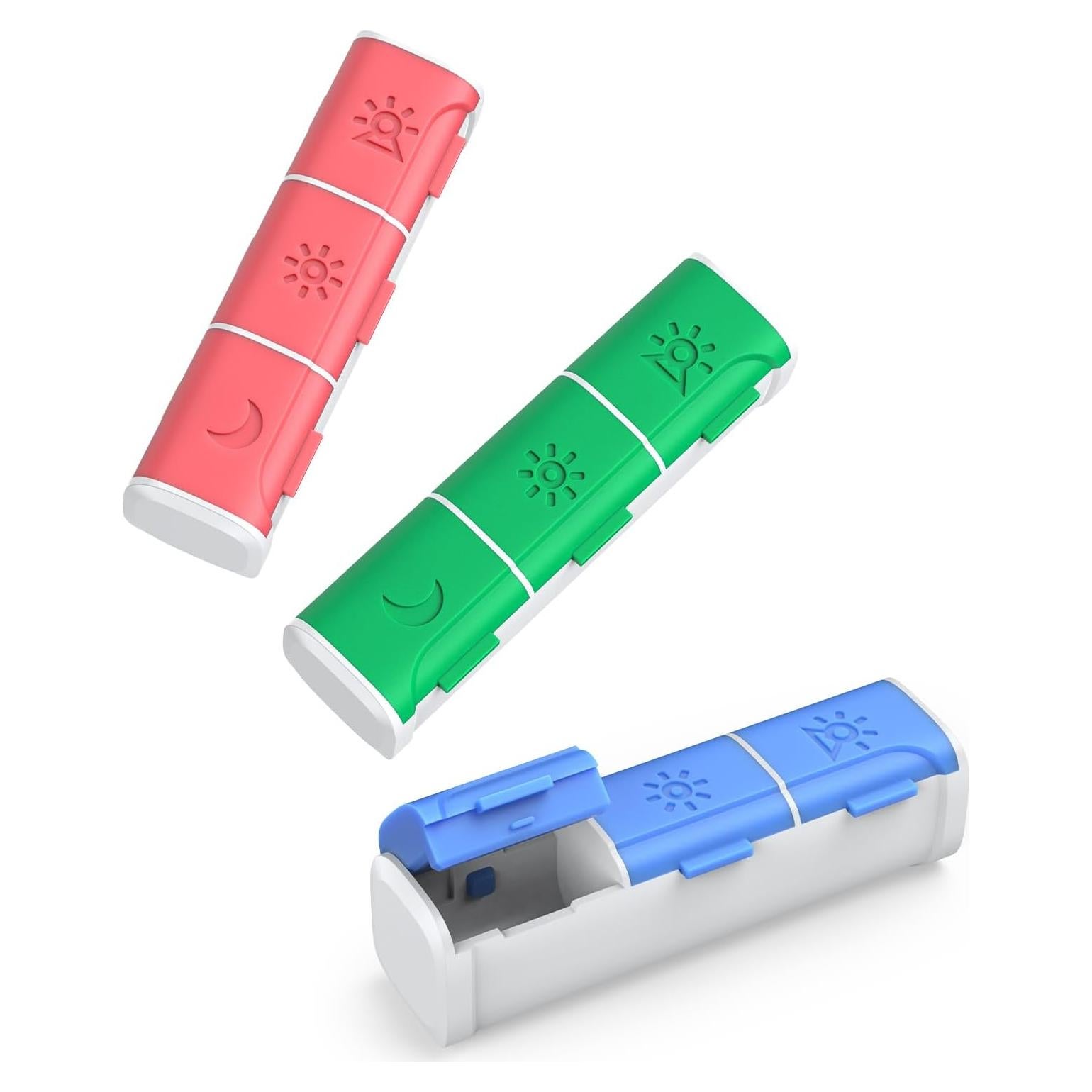 Organizador de Pastillas Urekt 3 Veces al Día - 3 Paquetes