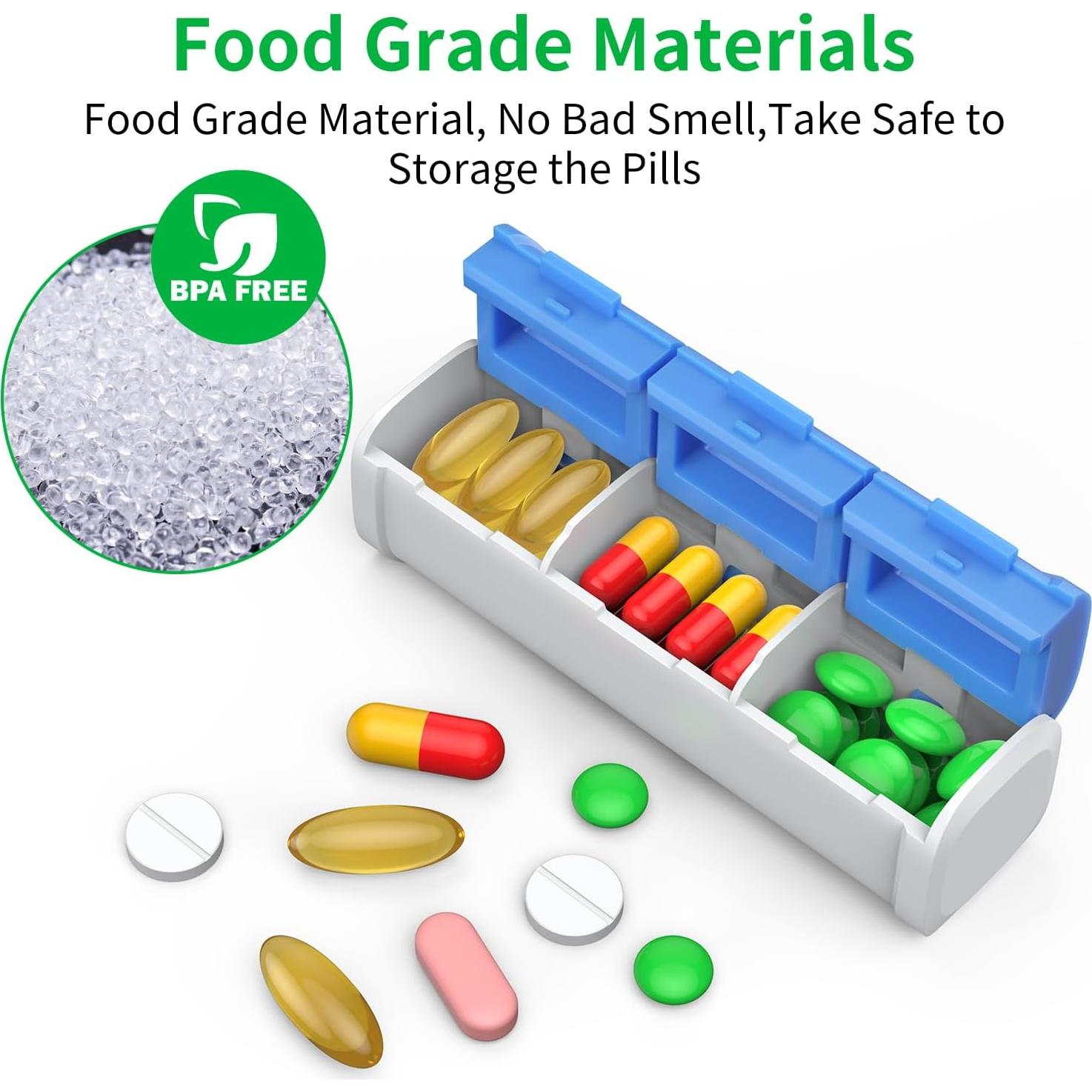 Organizador de Pastillas Urekt 3 Veces al Día - 3 Paquetes