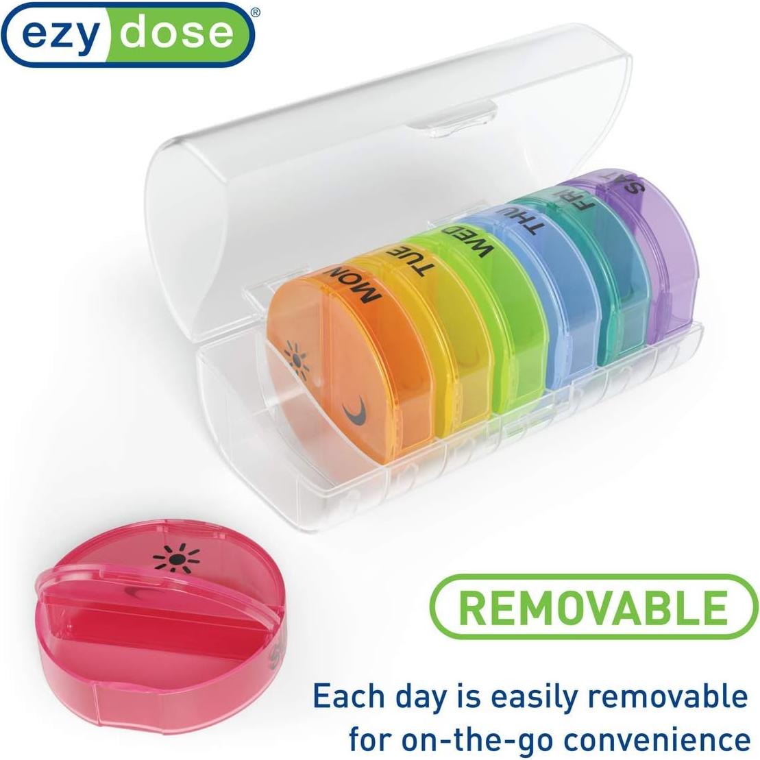 Planificador de Pastillas Ezy Dose 7 Días AM/PM Libre BPA