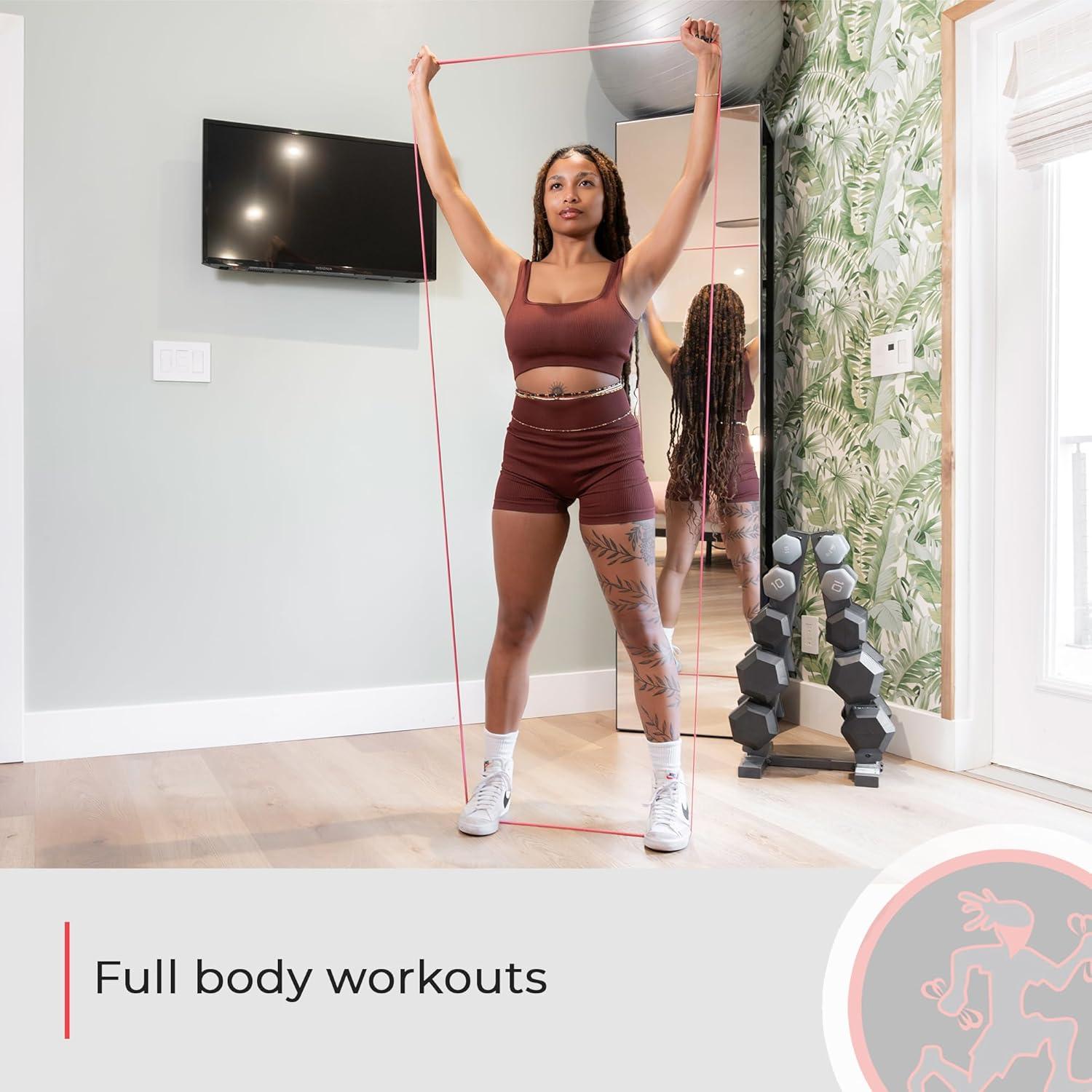 Banda de Resistencia Rubberbanditz 41" Rojo - 8 Niveles de Fuerza