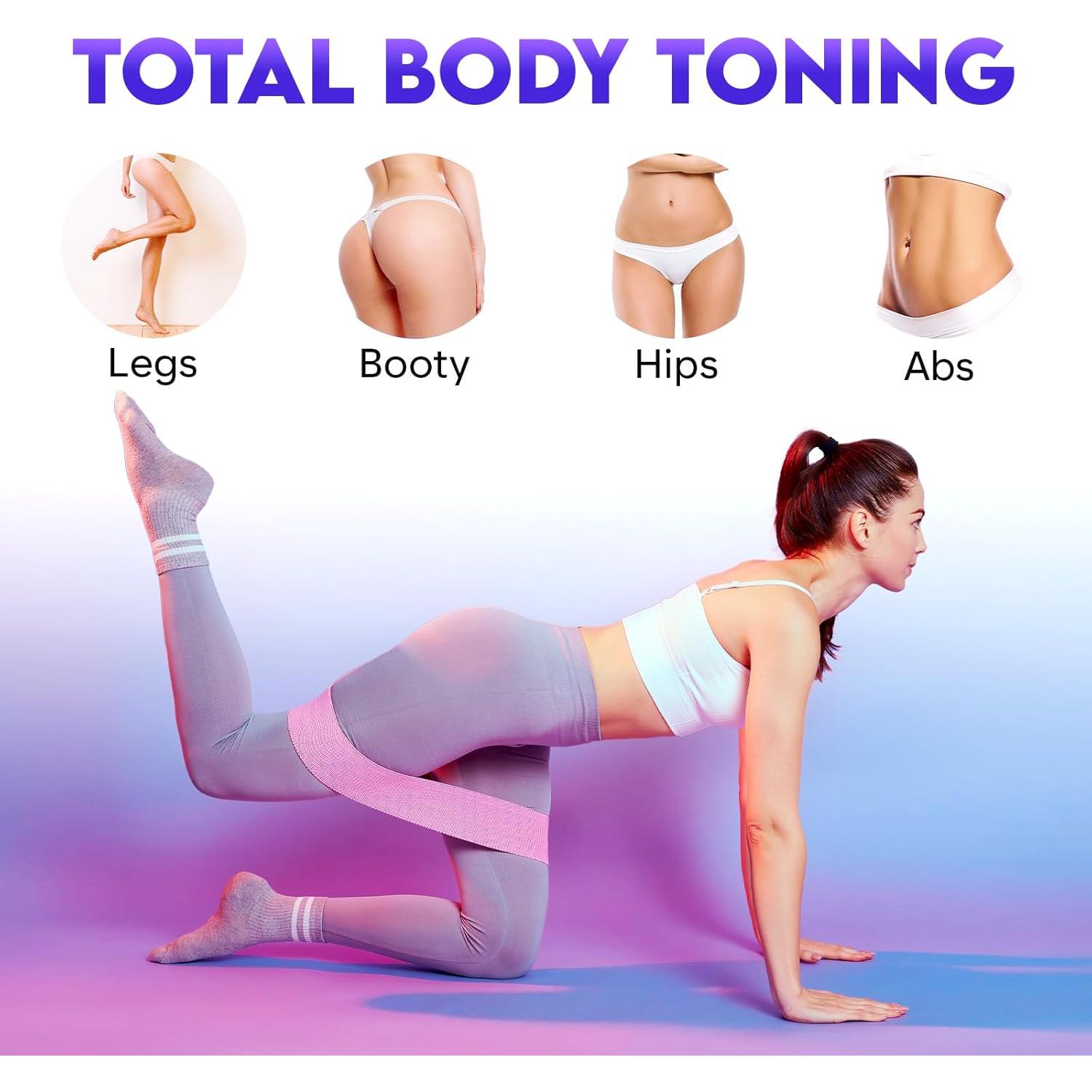 Bandas de Resistencia ZENO 3 Niveles Antideslizantes para Fitness