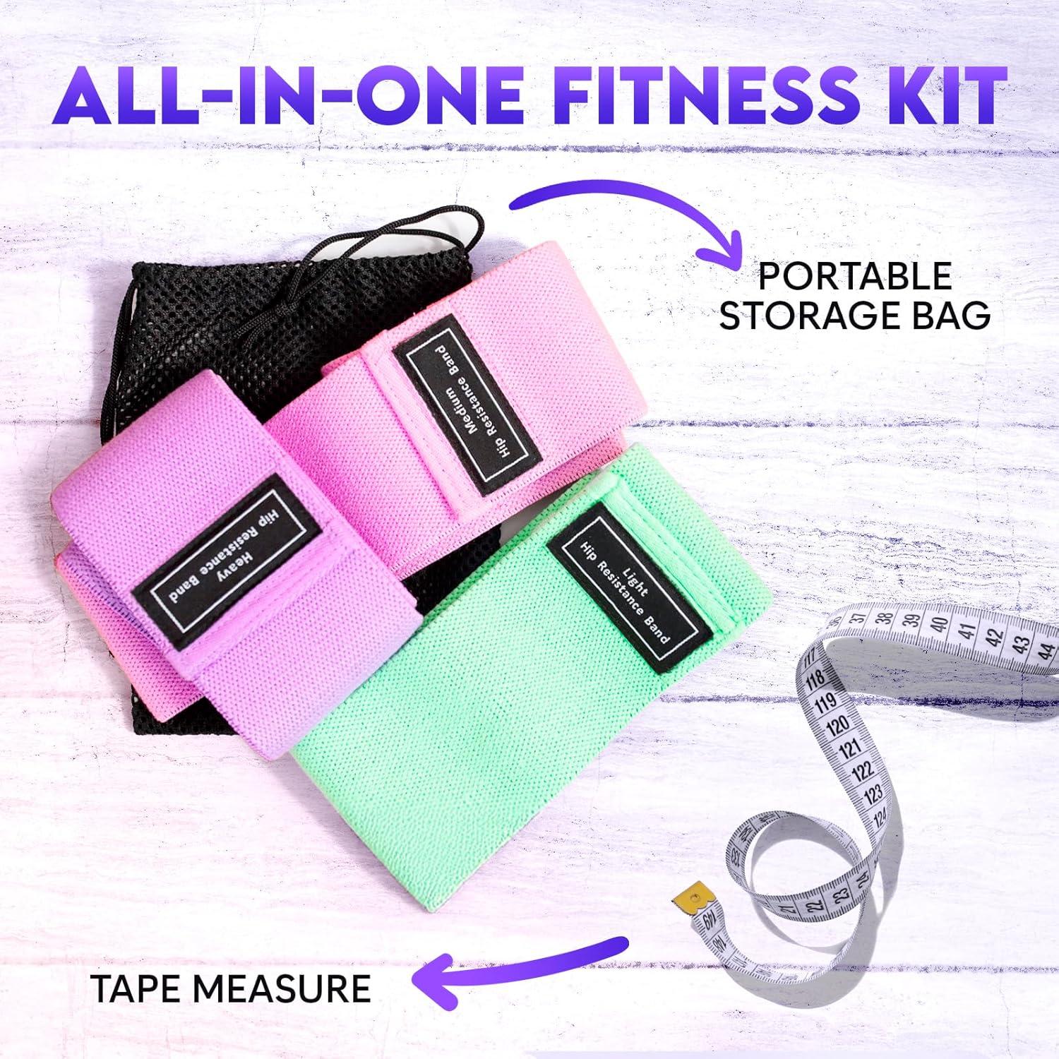 Bandas de Resistencia ZENO 3 Niveles Antideslizantes para Fitness