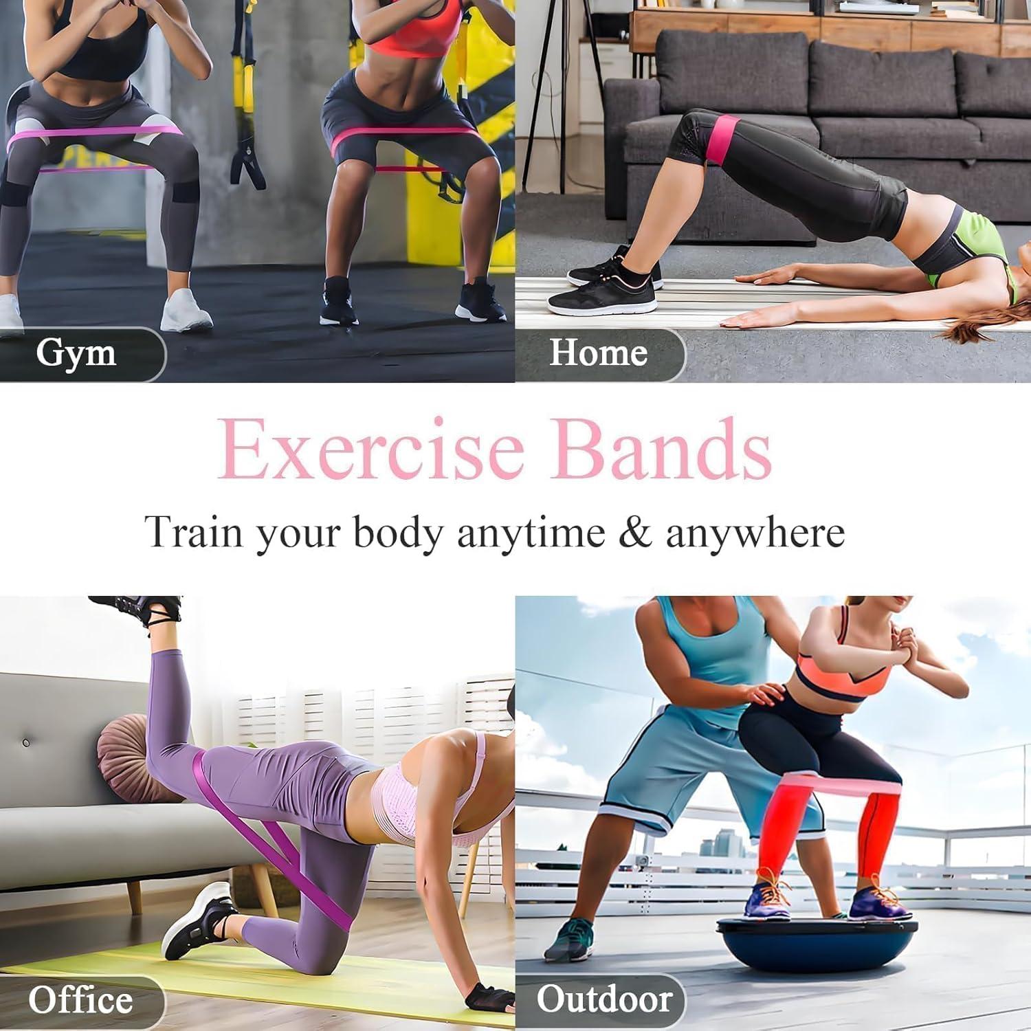 5 Bandas de Resistencia Pesadas Criyar para Ejercicio y Pilates