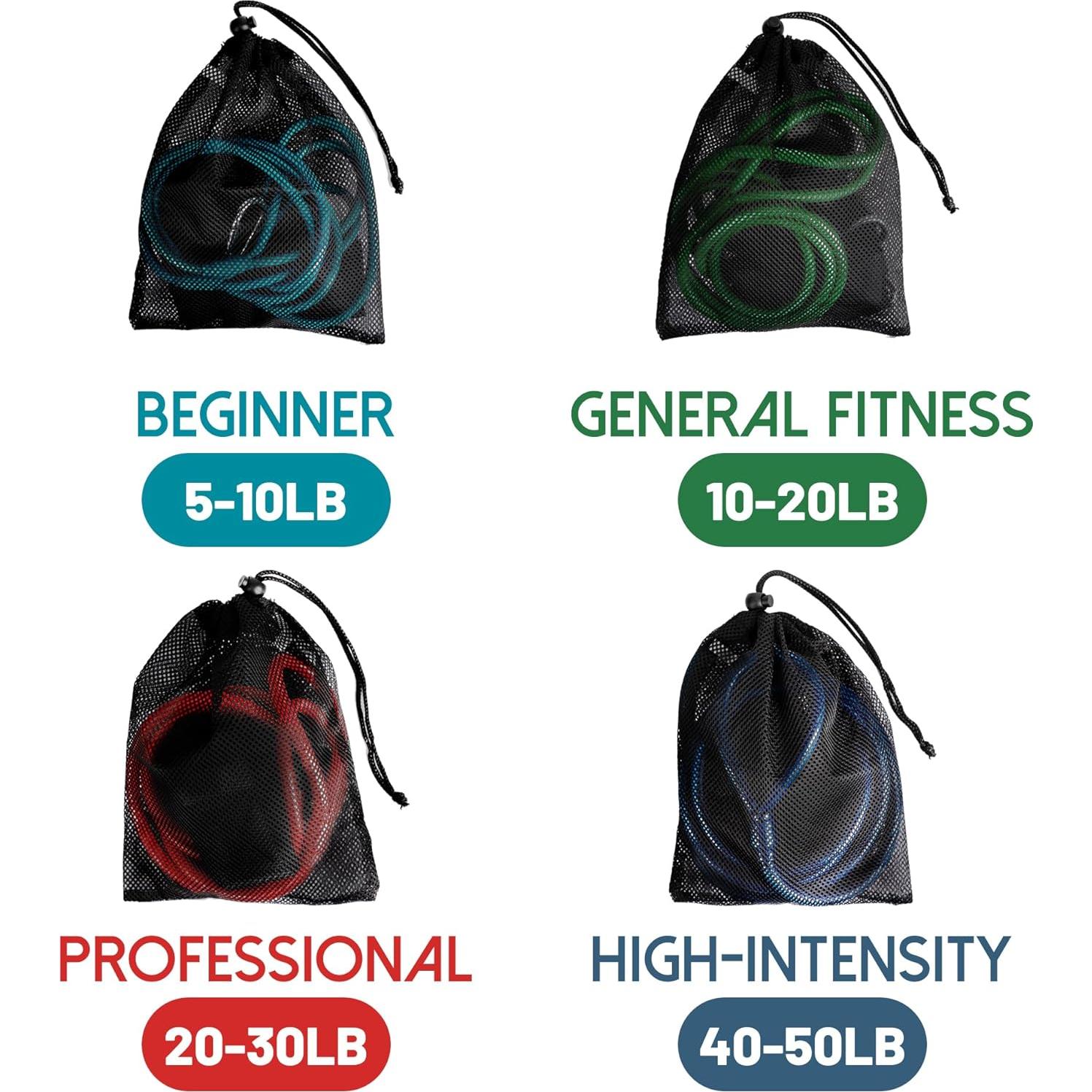 Bandas de Resistencia HASSLICKIT 10LB para Béisbol y Softbol