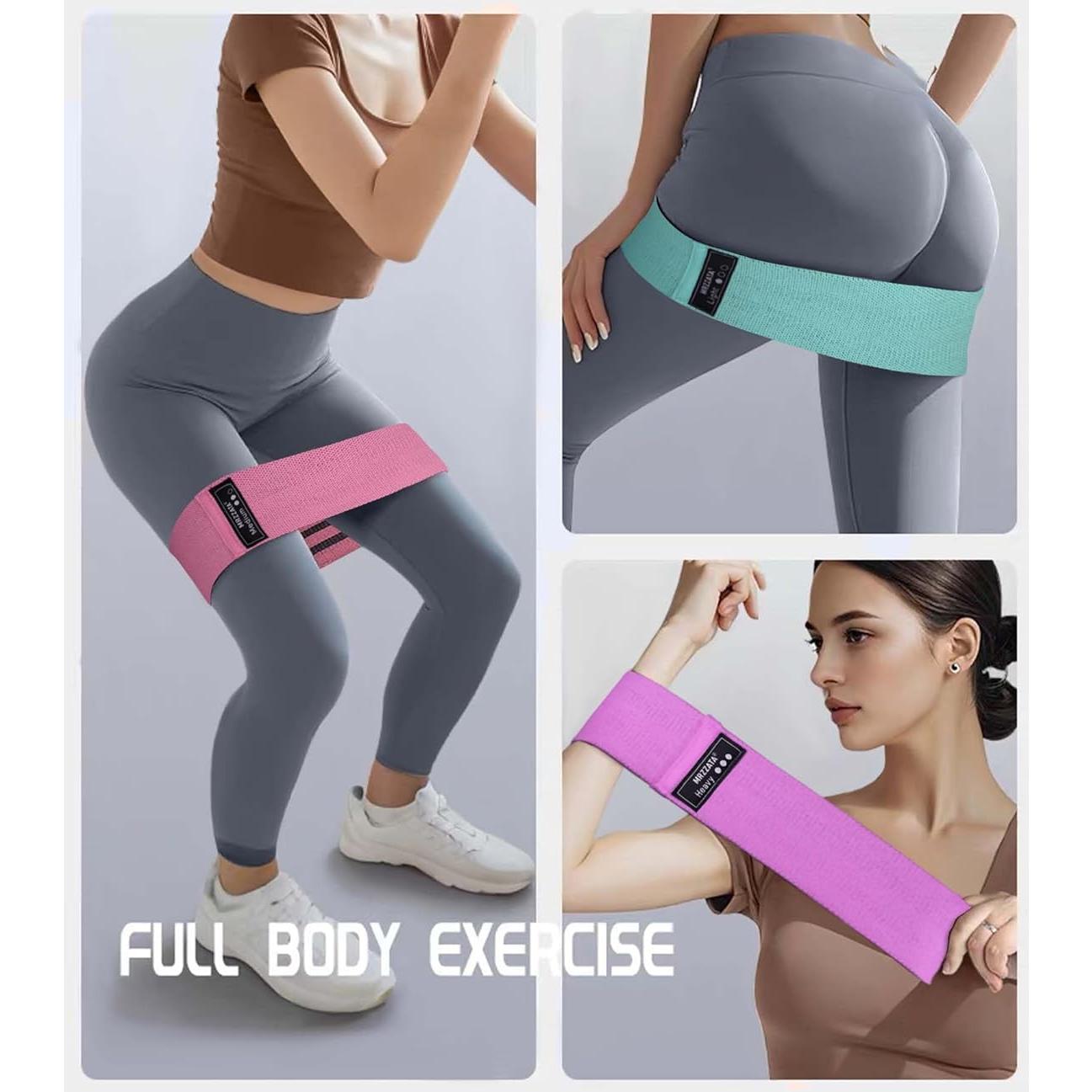 Bandas de Resistencia MRZZATA para Glúteos y Piernas - 3 Niveles