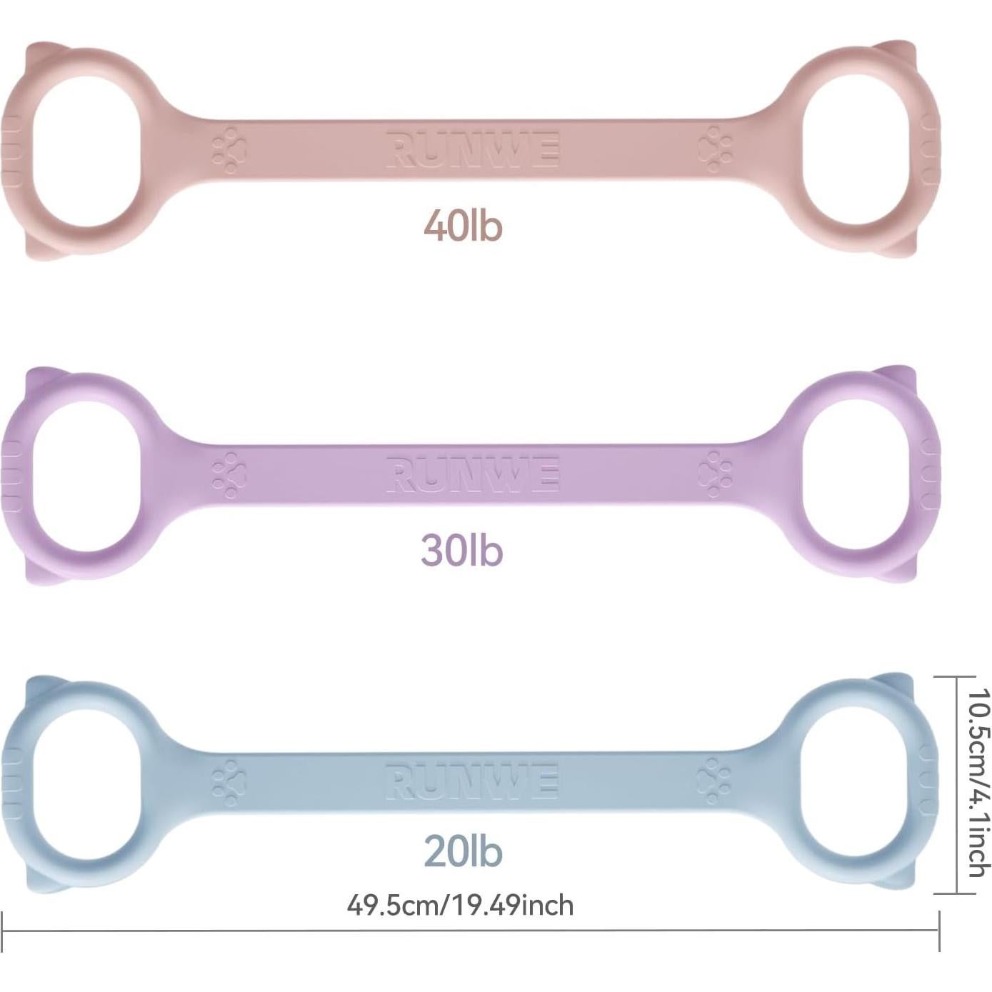 Banda de Resistencia Figura 8 RUNWE - 3 Niveles 9.07-18.14kg