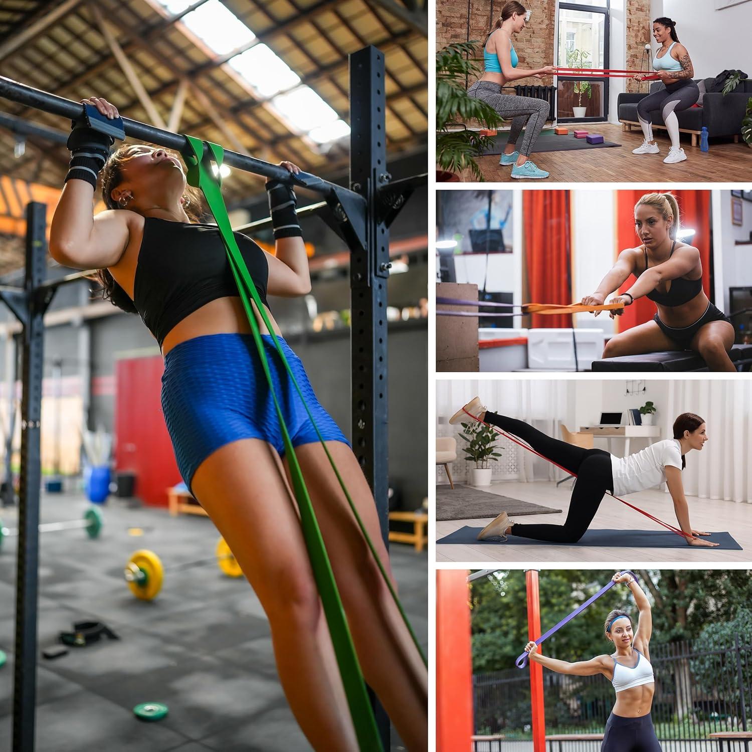 Set de 6 Bandas de Resistencia Genérica para Entrenamiento