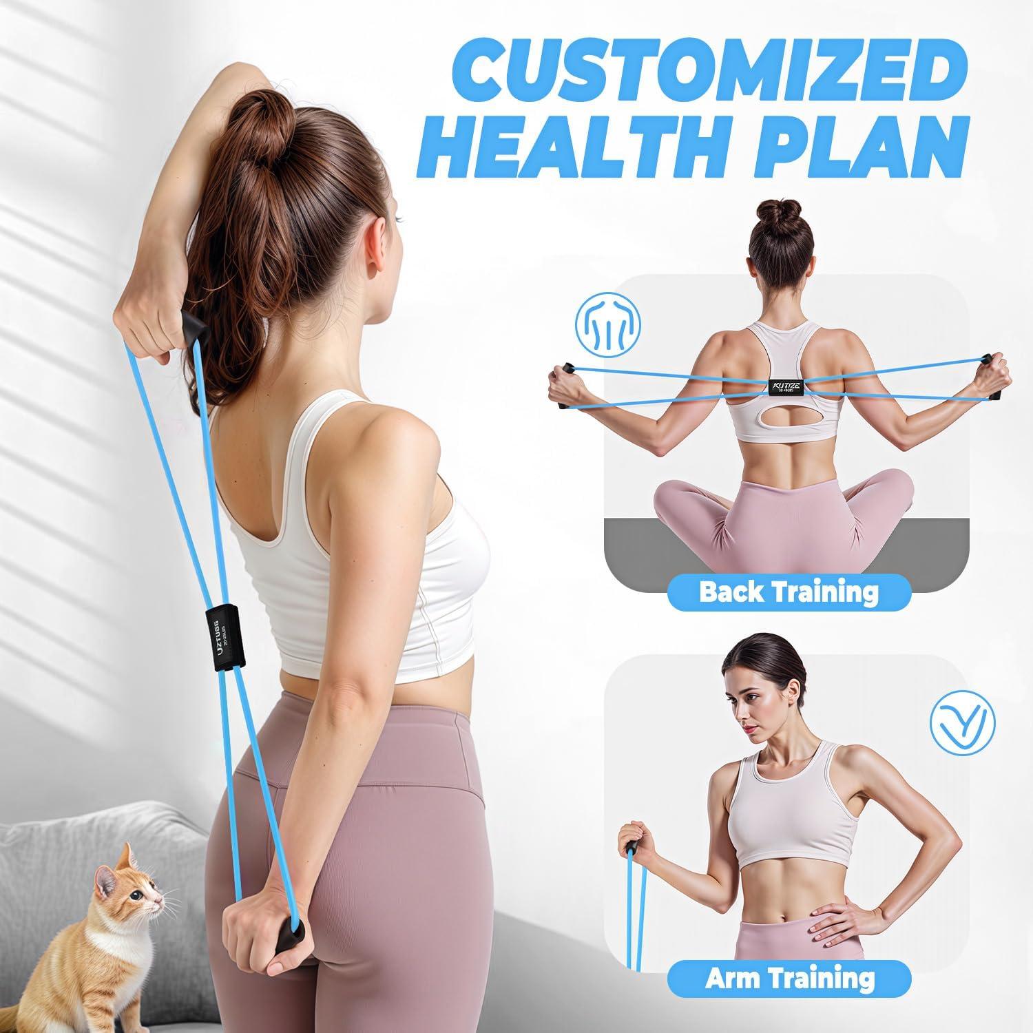 Bandas de Resistencia en Forma de 8 KUTIZE para Ejercicio