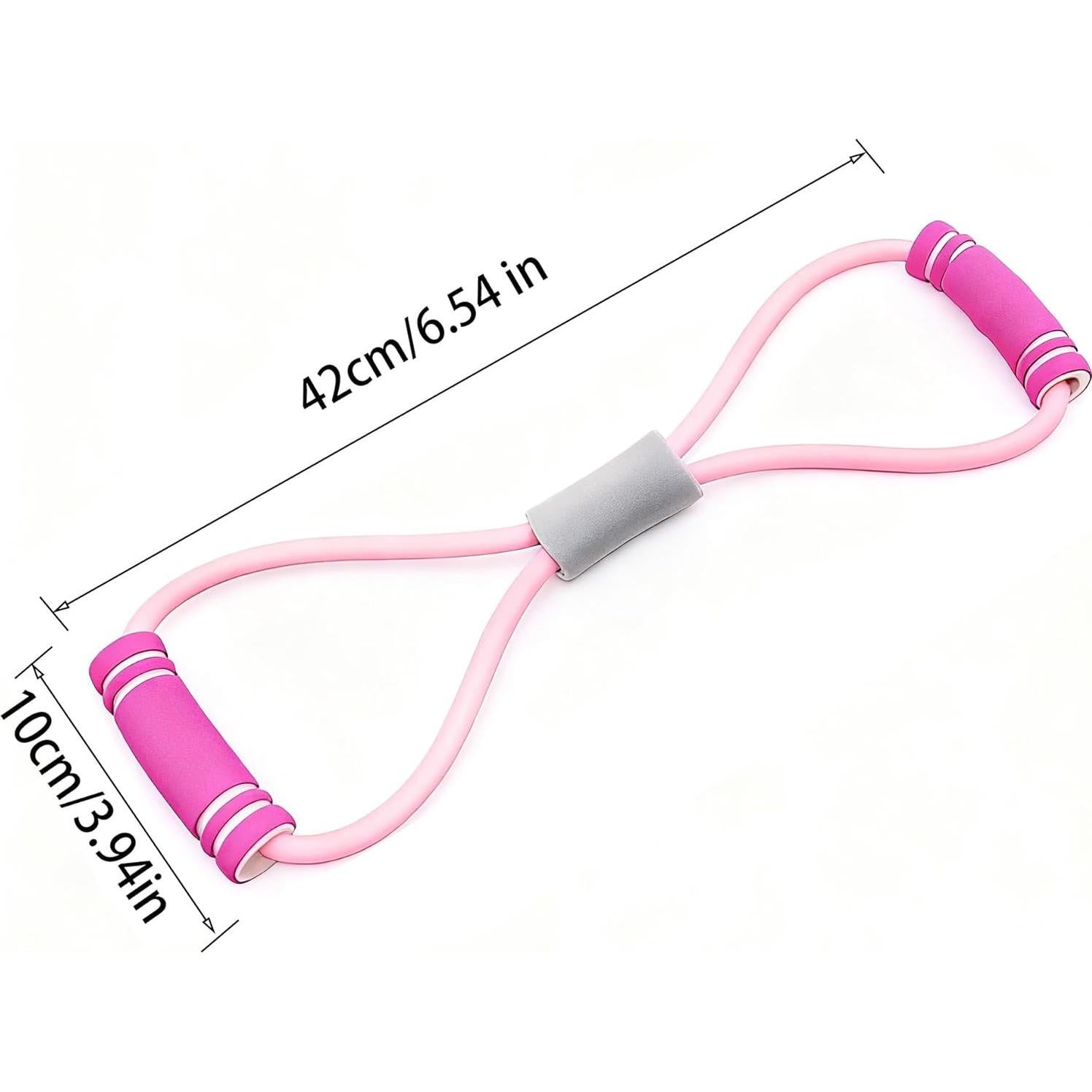 Juego de 2 Bandas de Resistencia Lijinhe 11.34 kg Rosa y Morado