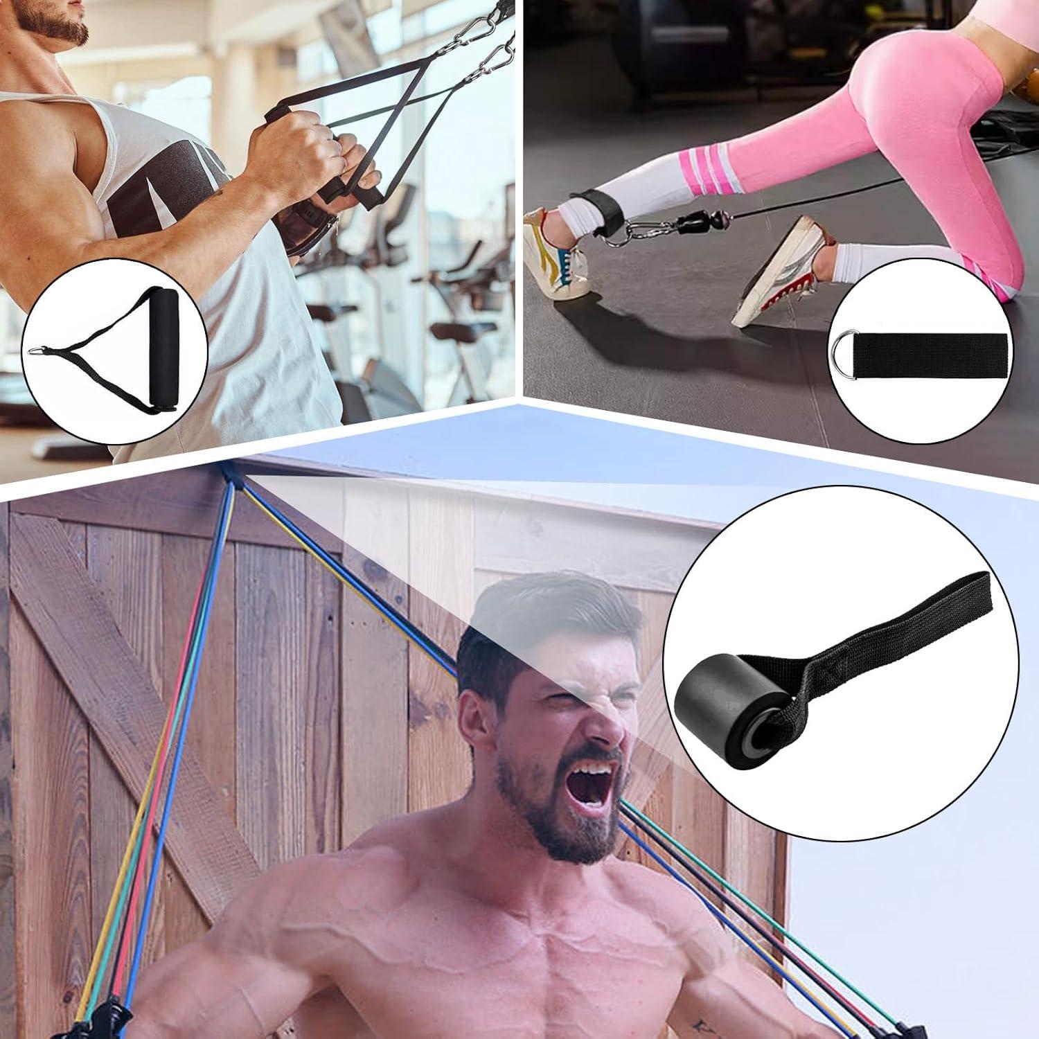 Juego de Bandas de Resistencia WOBEVB 68 kg con Accesorios