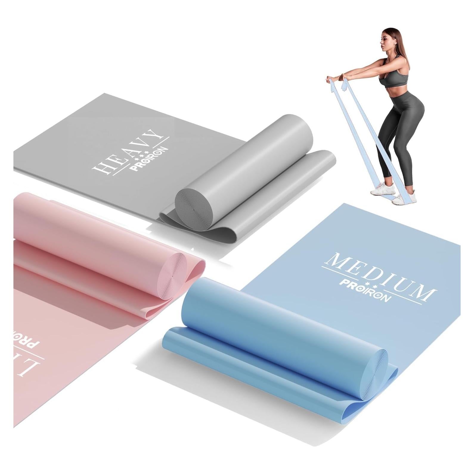 PROIRON Juego de Bandas de Resistencia Láttex 1.5M 3 Niveles