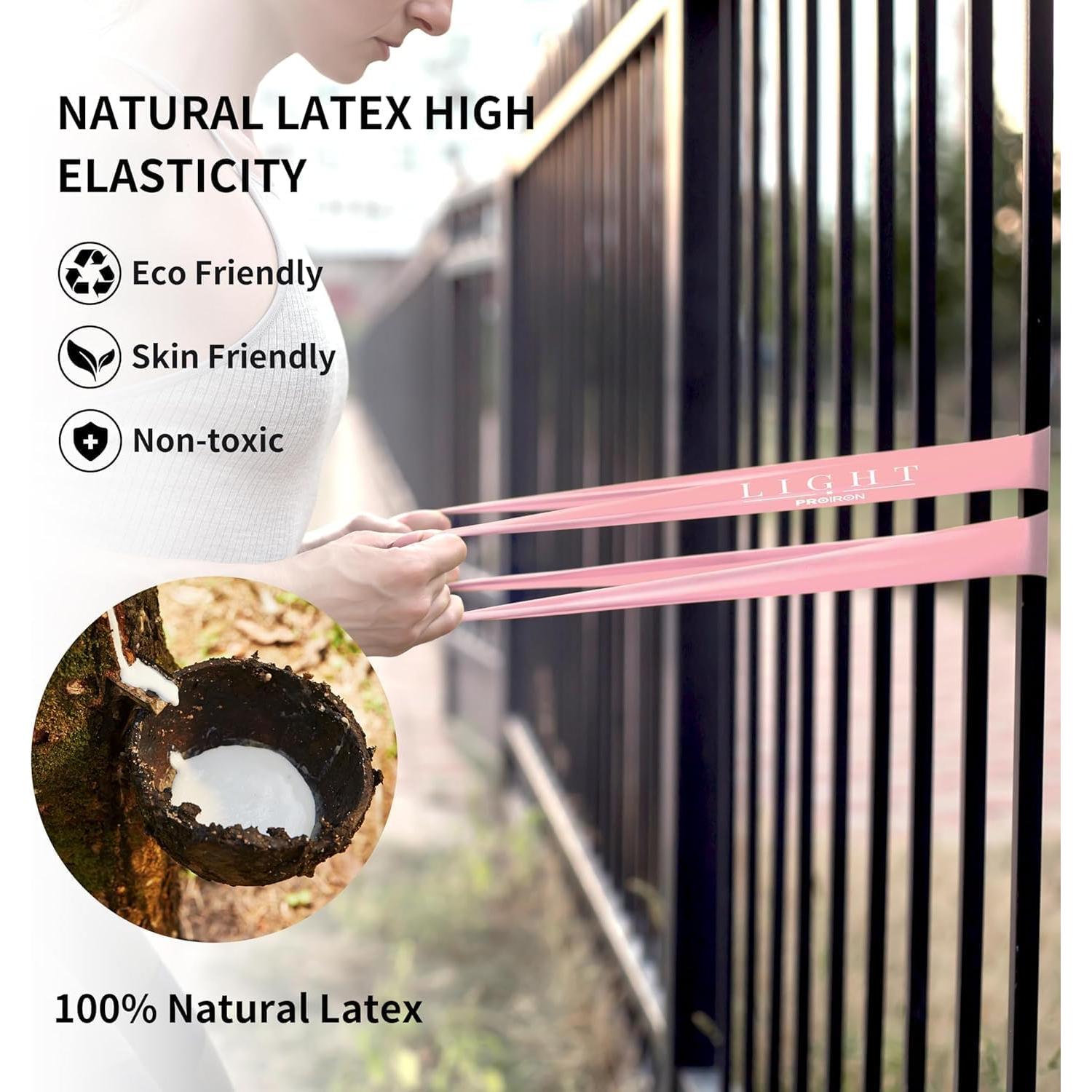 PROIRON Juego de Bandas de Resistencia Láttex 1.5M 3 Niveles