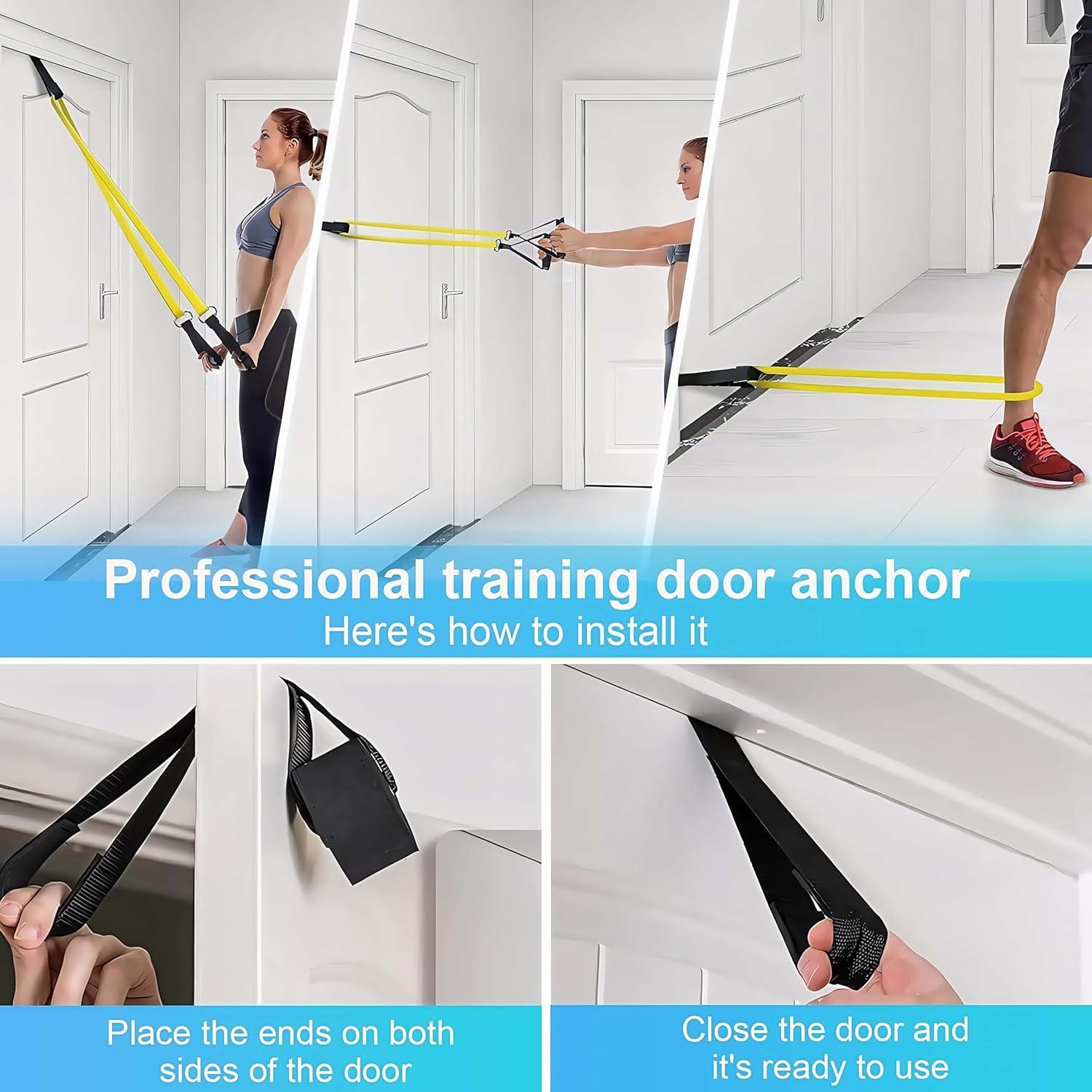 Juego de bandas de resistencia CroyVine 8 piezas para fitness