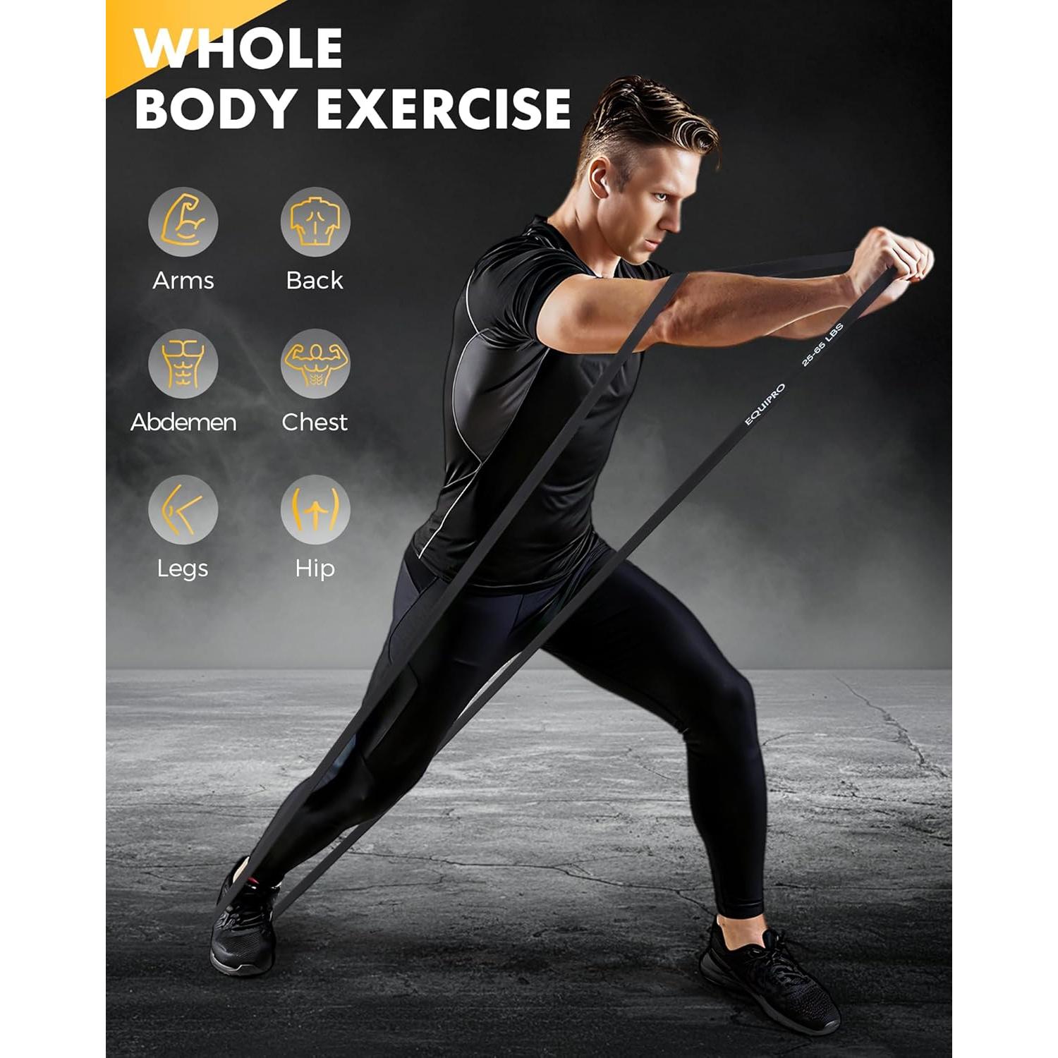 Bandas de Resistencia Equipro con Mangos y Ancla de Puerta