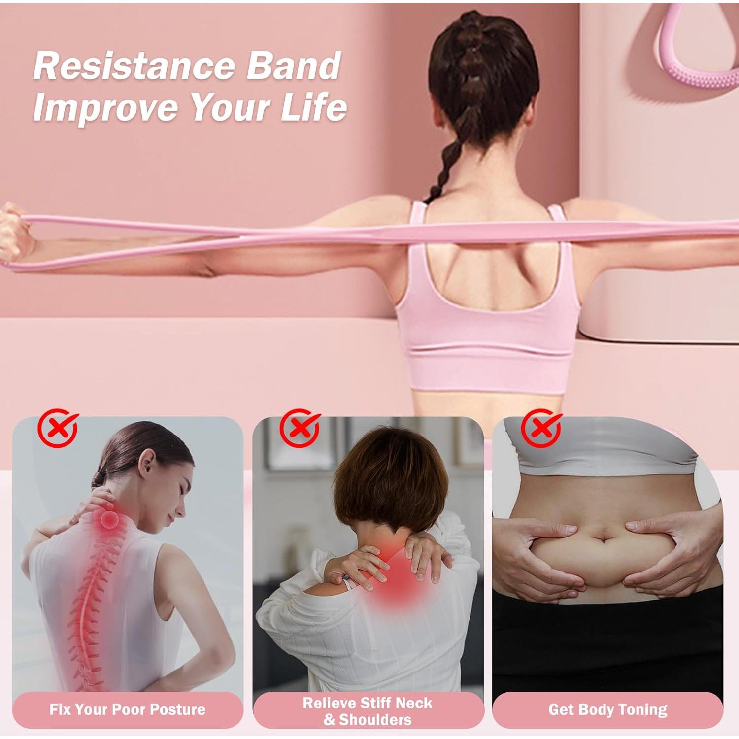 Bandas de Resistencia en Figura de 8 Jwtolp - 2 Piezas