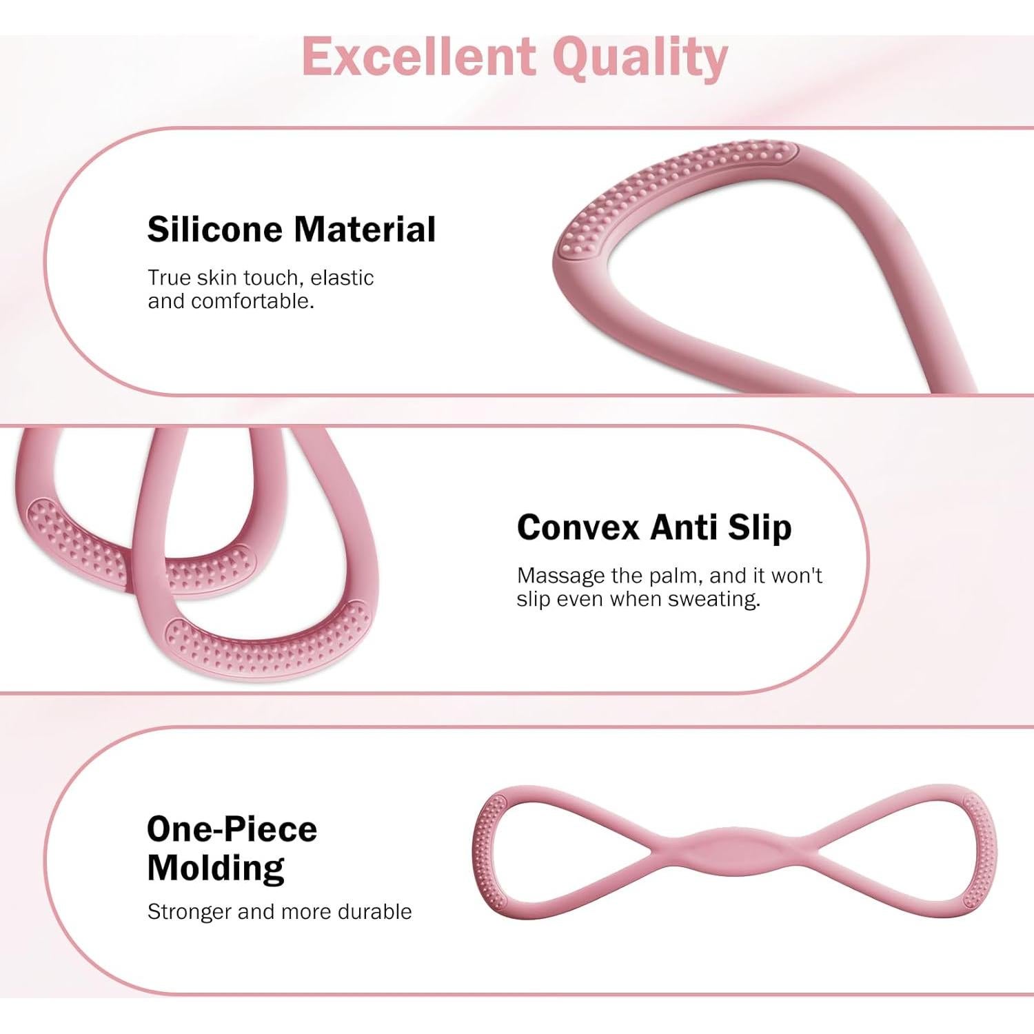 Bandas de Resistencia en Figura de 8 Jwtolp - 2 Piezas