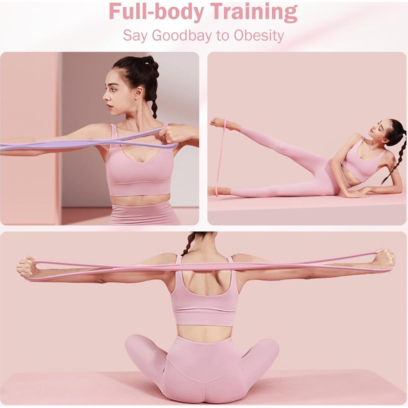 Bandas de Resistencia en Figura de 8 Jwtolp - 2 Piezas