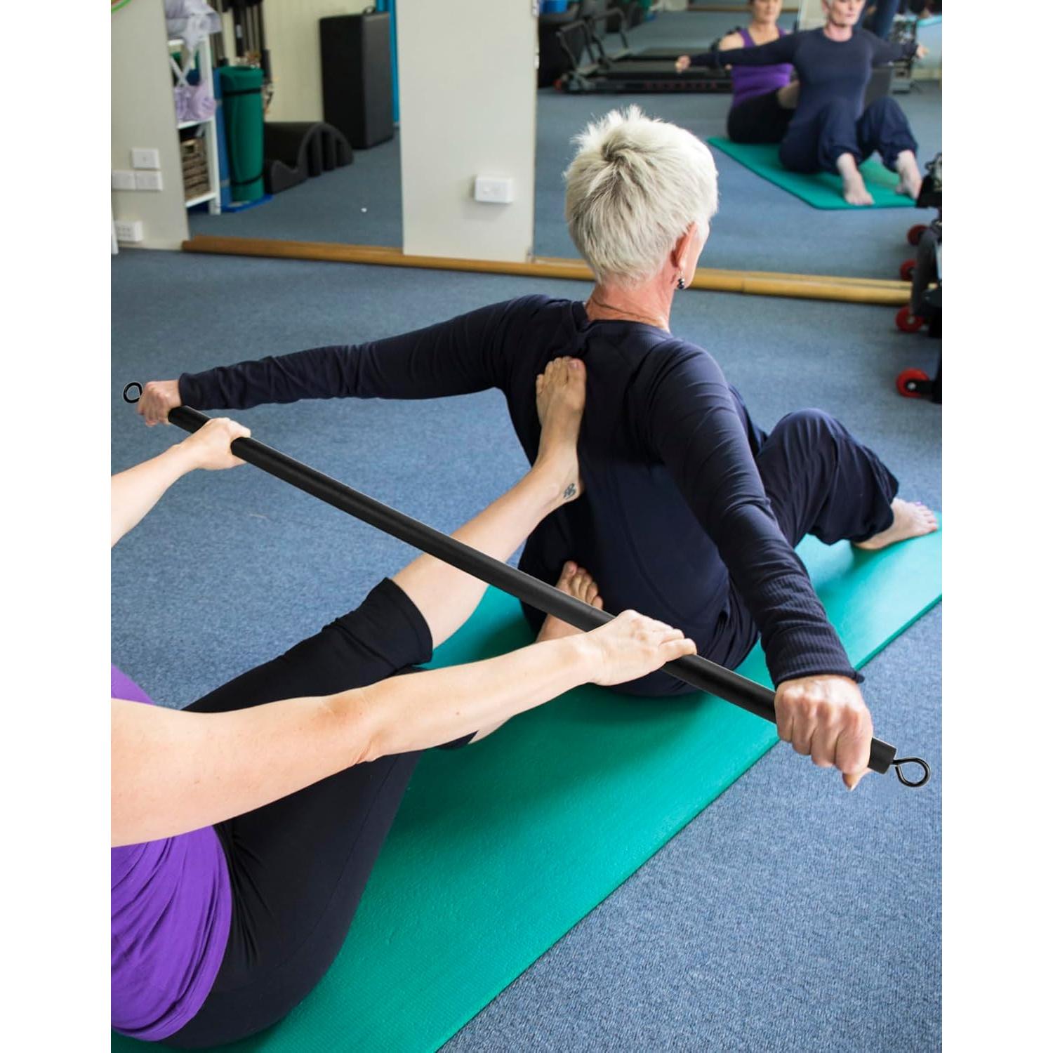 Barra de Resistencia QWORK 108cm Desmontable para Ejercicio