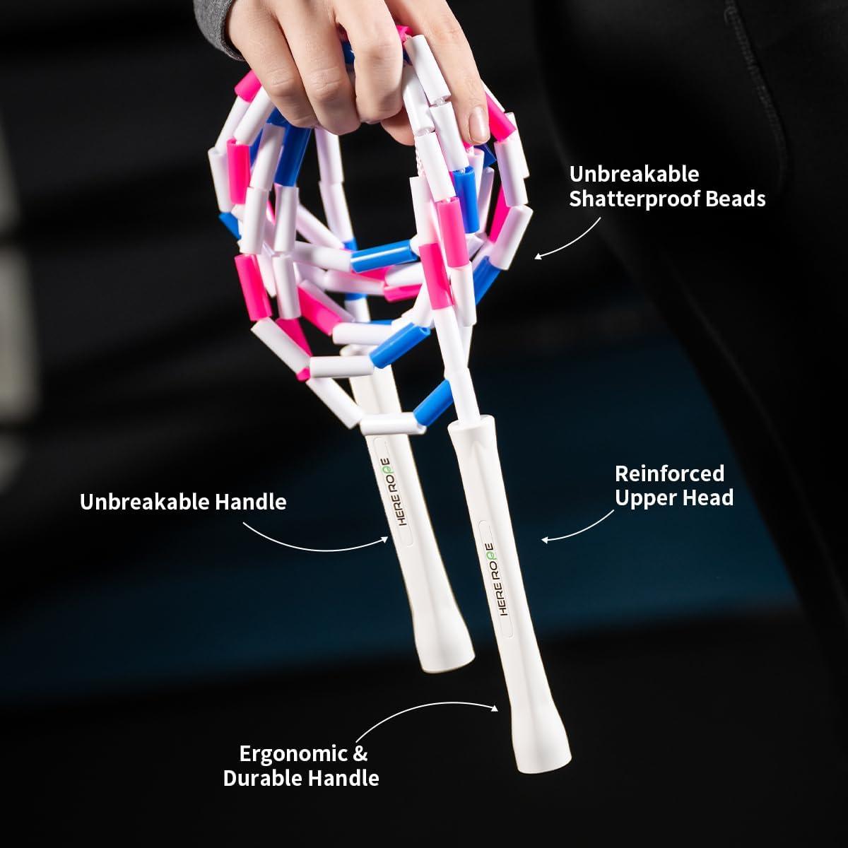 Cuerda de Salto Ajustable Hererope 3 m con Cuentas Irrompibles