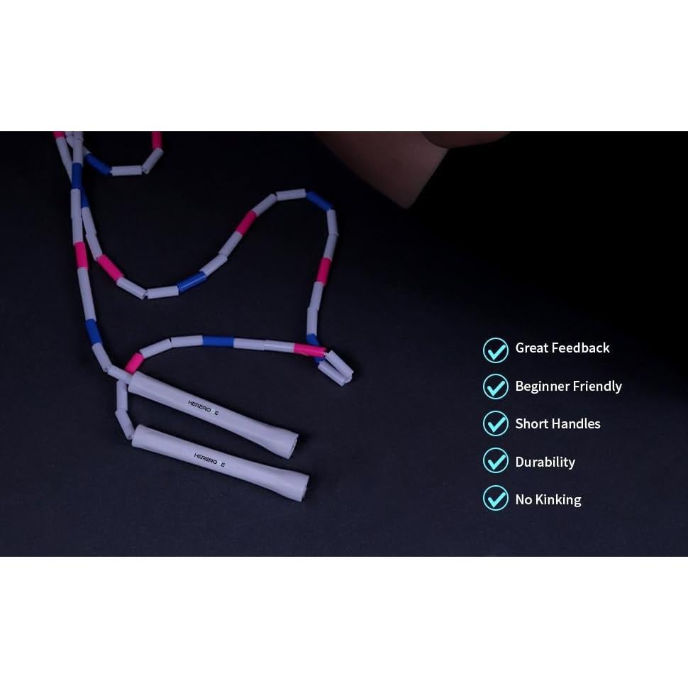 Cuerda de Salto Ajustable Hererope 3 m con Cuentas Irrompibles
