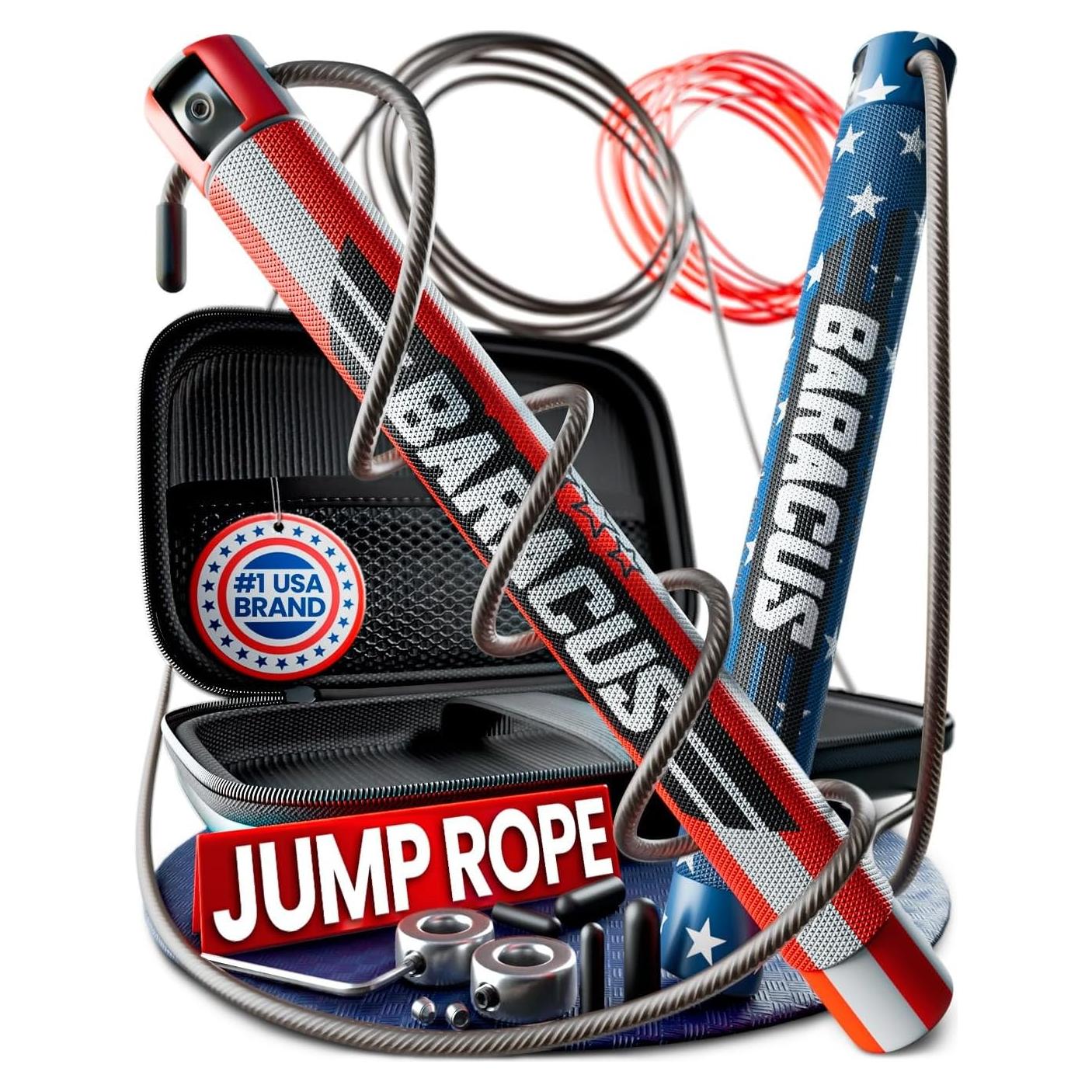 Cuerda para Saltar BARACUS Profesional con Estuche - Ajustable