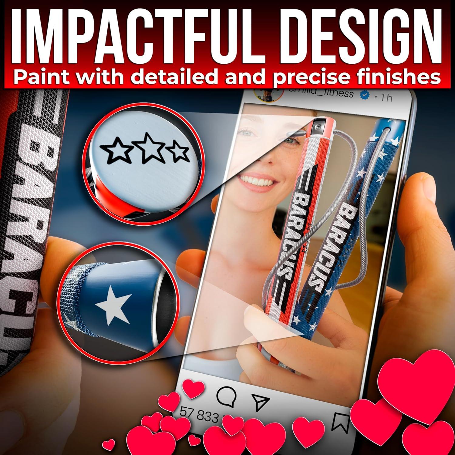 Cuerda para Saltar BARACUS Profesional con Estuche - Ajustable