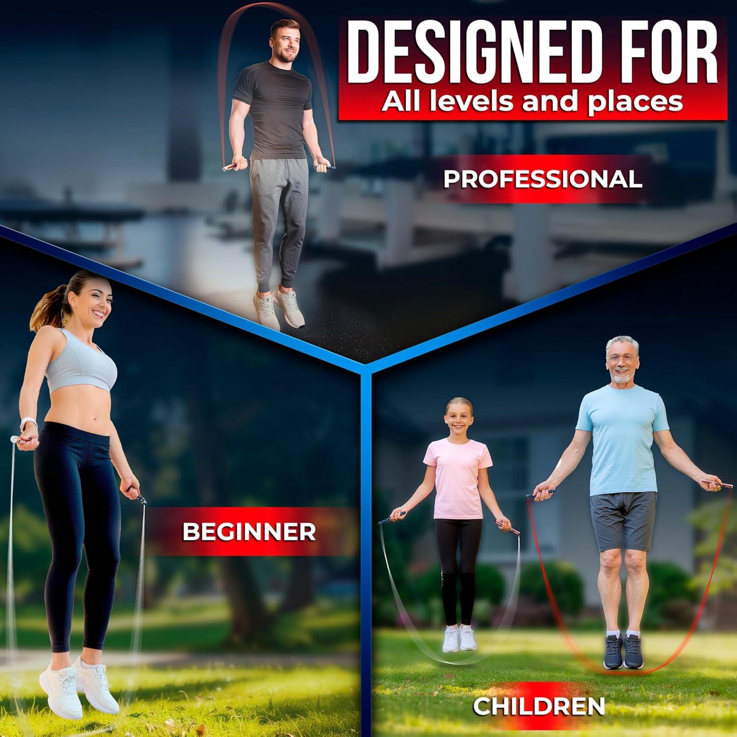 Cuerda para Saltar BARACUS Profesional con Estuche - Ajustable