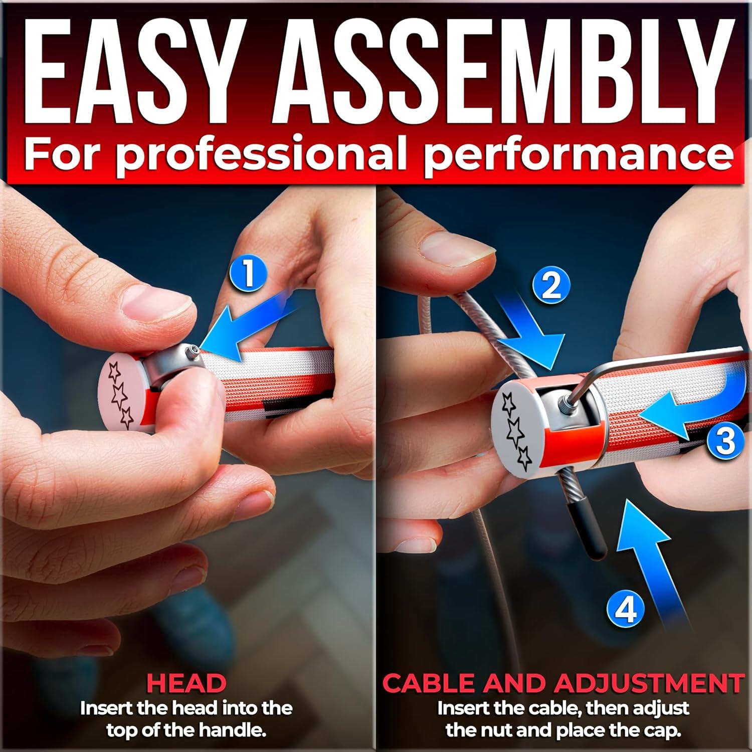 Cuerda para Saltar BARACUS Profesional con Estuche - Ajustable