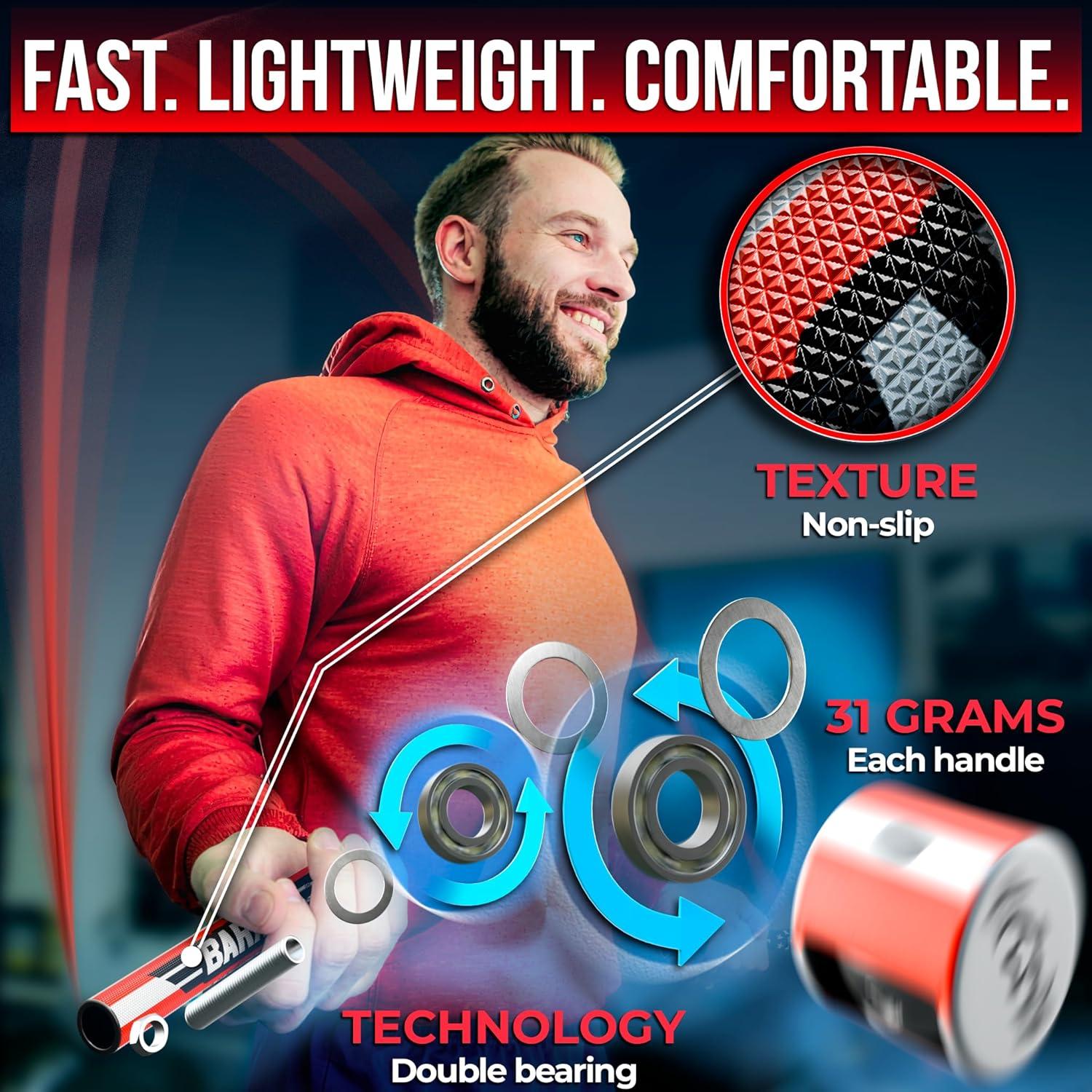 Cuerda para Saltar BARACUS Profesional con Estuche - Ajustable