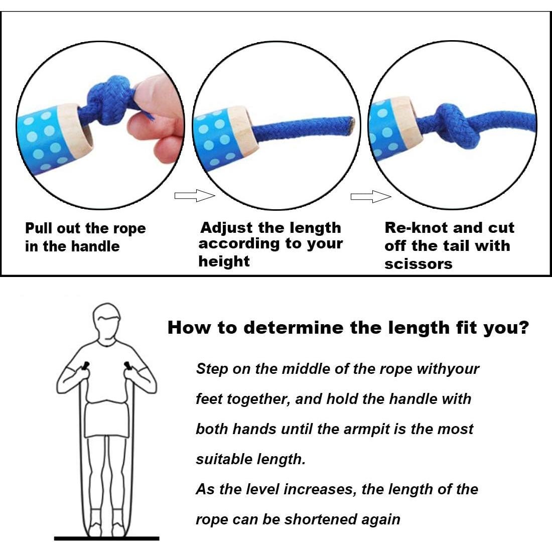 Cuerda de Saltar Ajustable TITAKING para Niños Rosa 2.9m